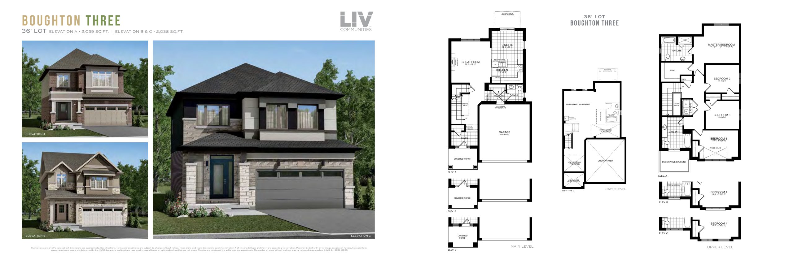 Boughton Three floor plan