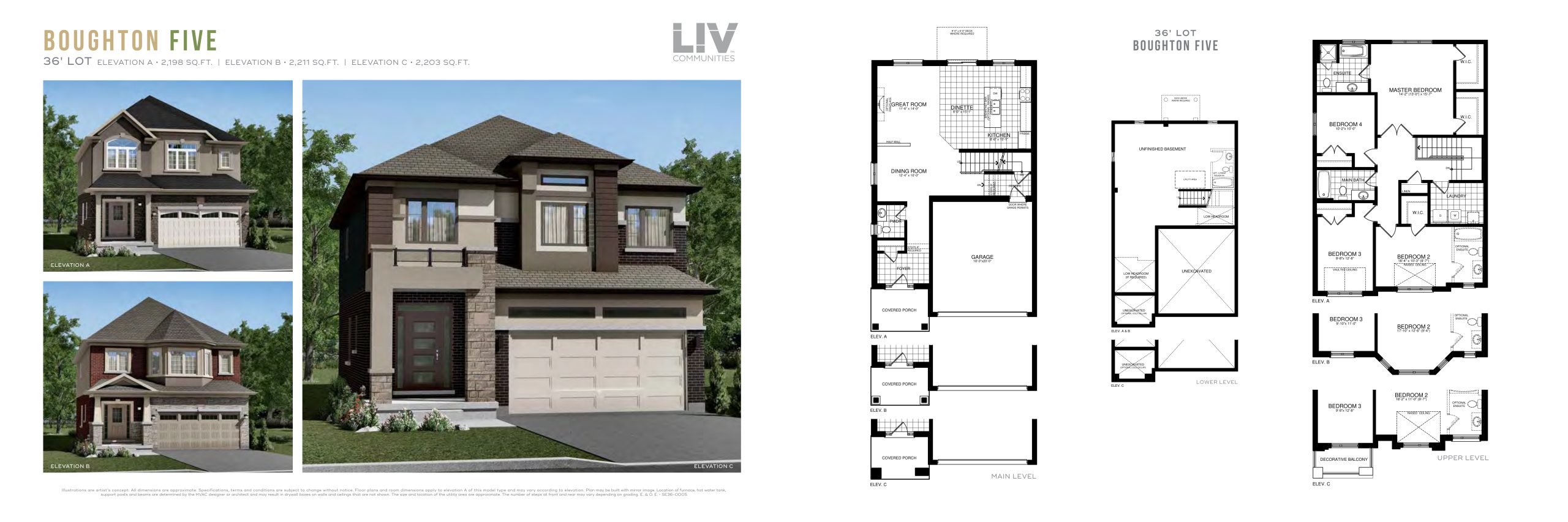 Boughton Five floor plan