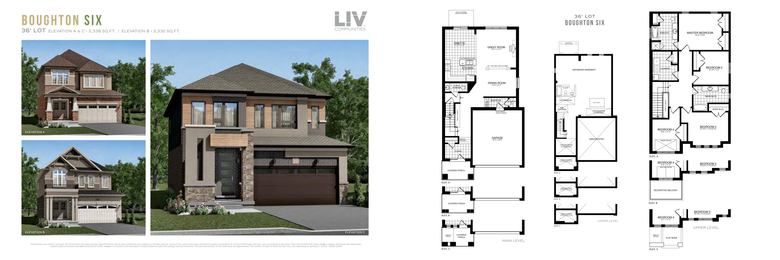 Boughton Six floor plan