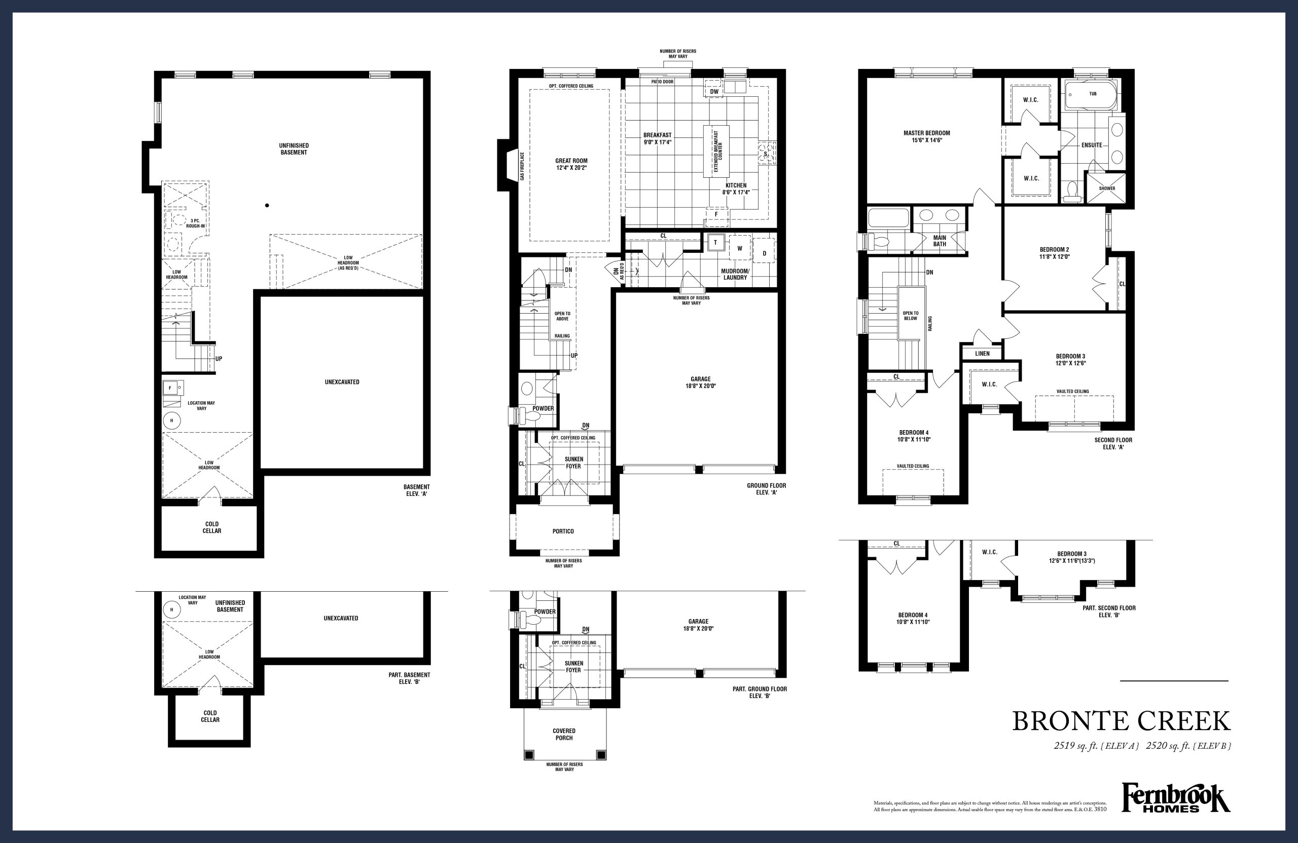 Bronte Creek floor plan