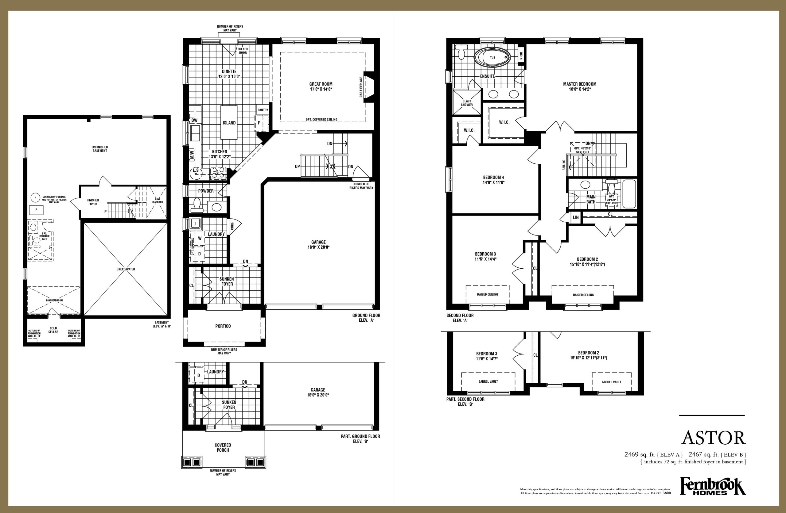 Astor floor plan