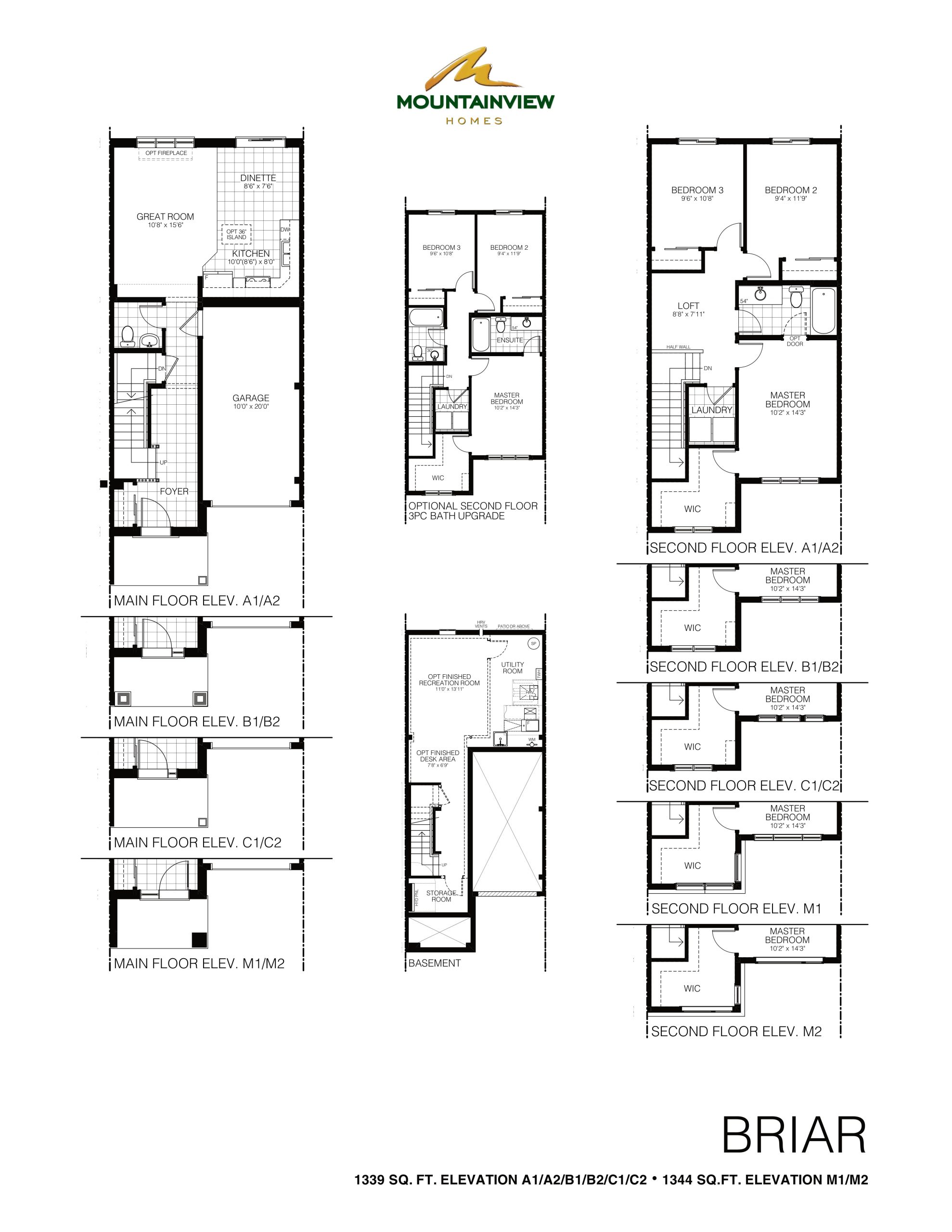 Briar floor plan