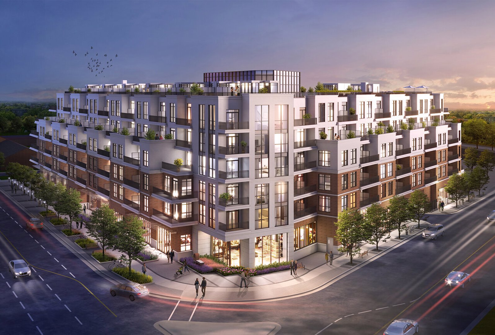 The Residences at Bronte Lakeside in Oakville — rendering 2