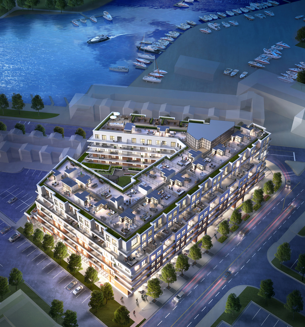 The Residences at Bronte Lakeside in Oakville — rendering 6