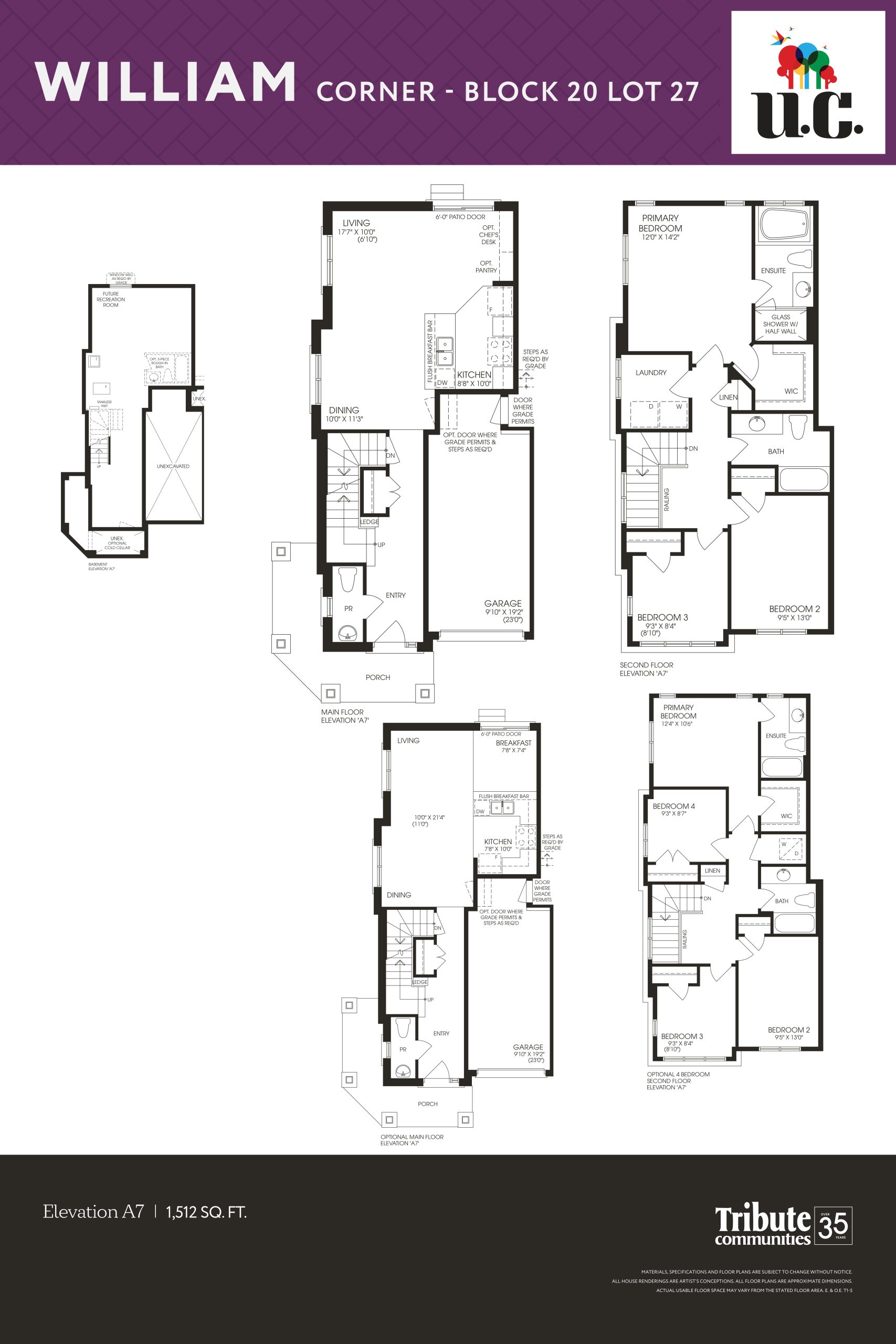 William Corner floor plan