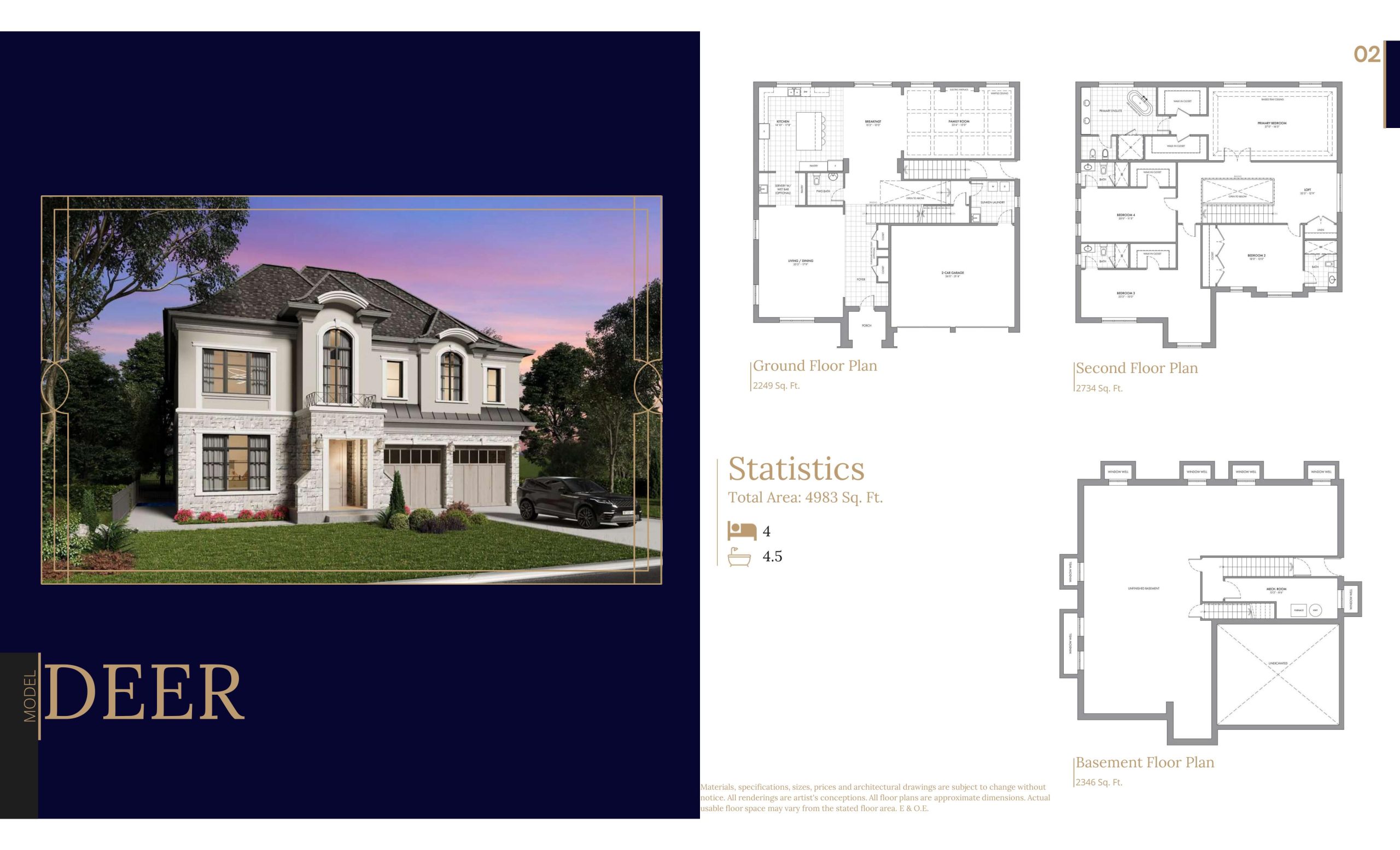 Deer floor plan