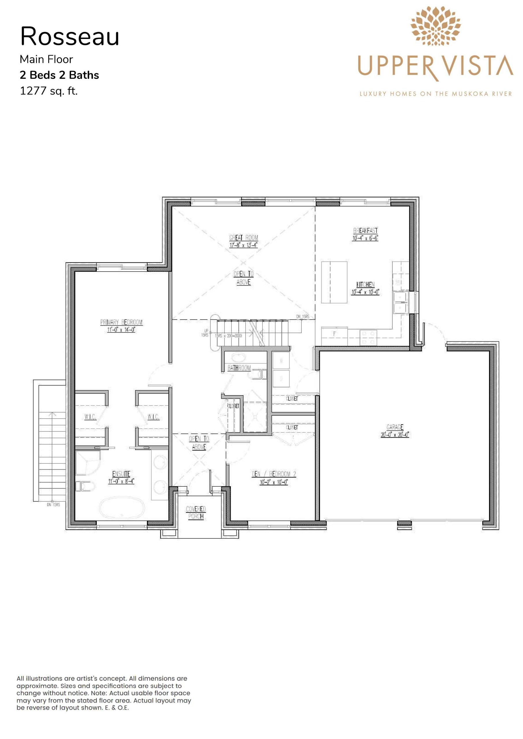 Rosseau floor plan