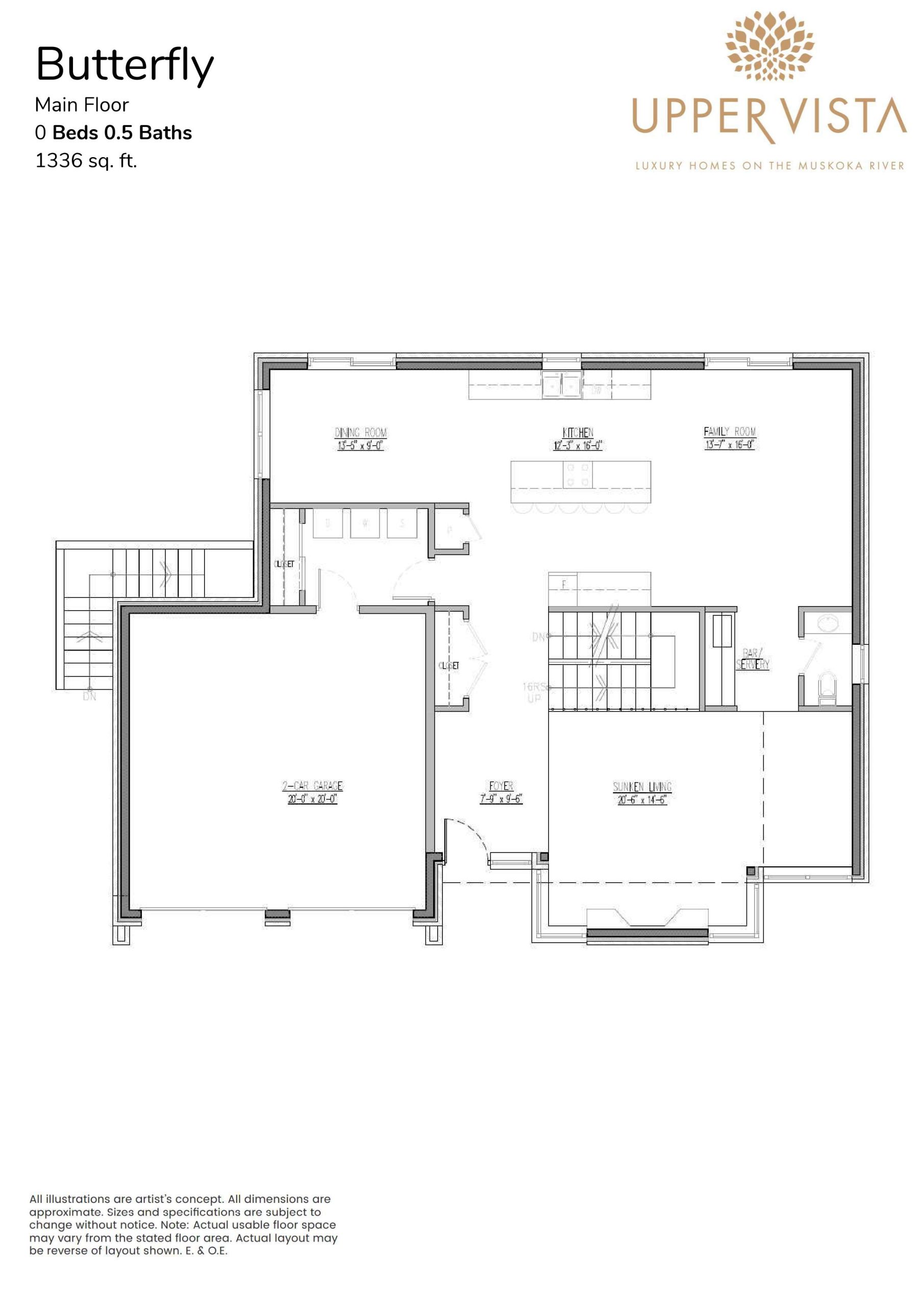 Butterfly (1/2) floor plan