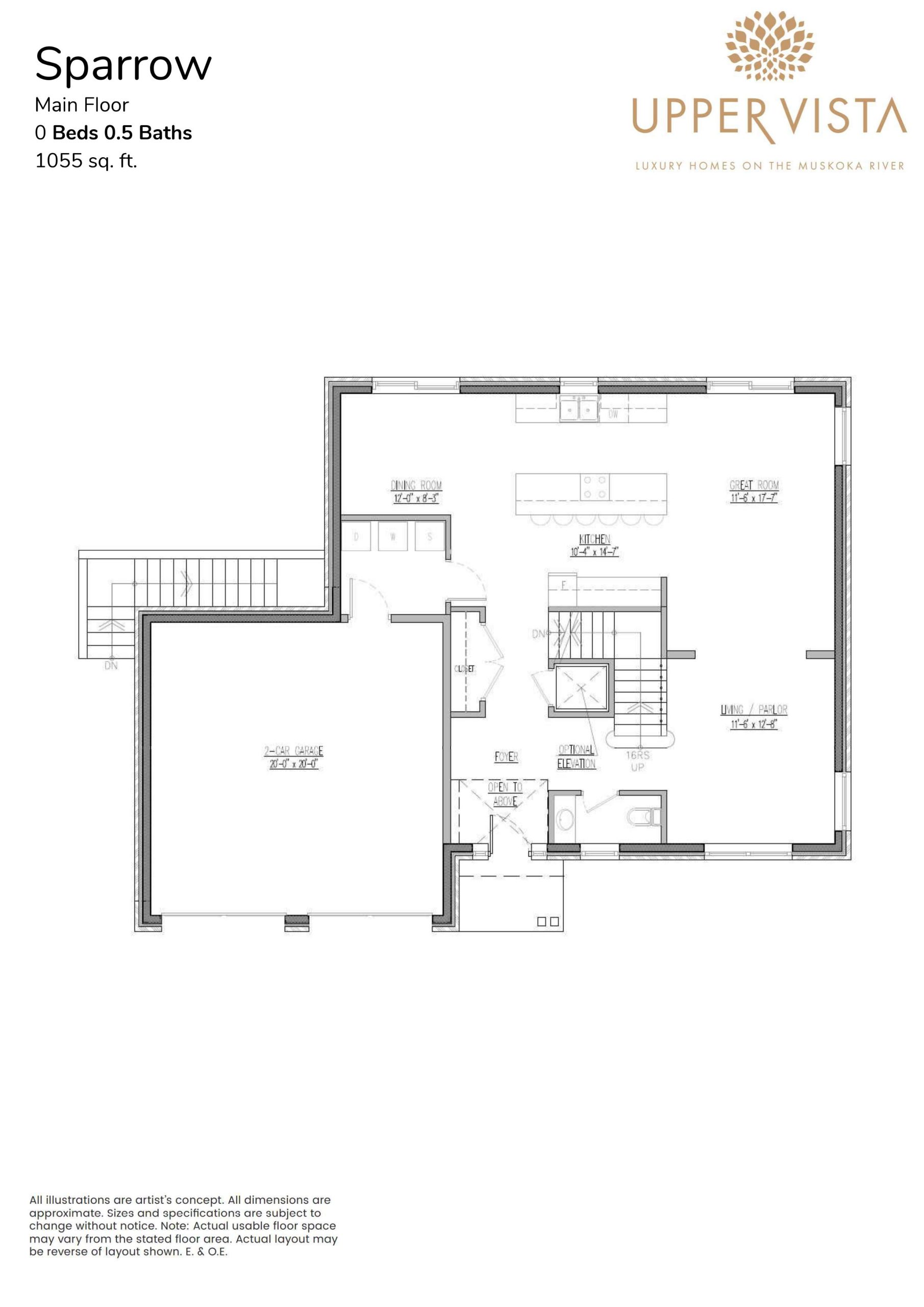 Sparrow (1/2) floor plan