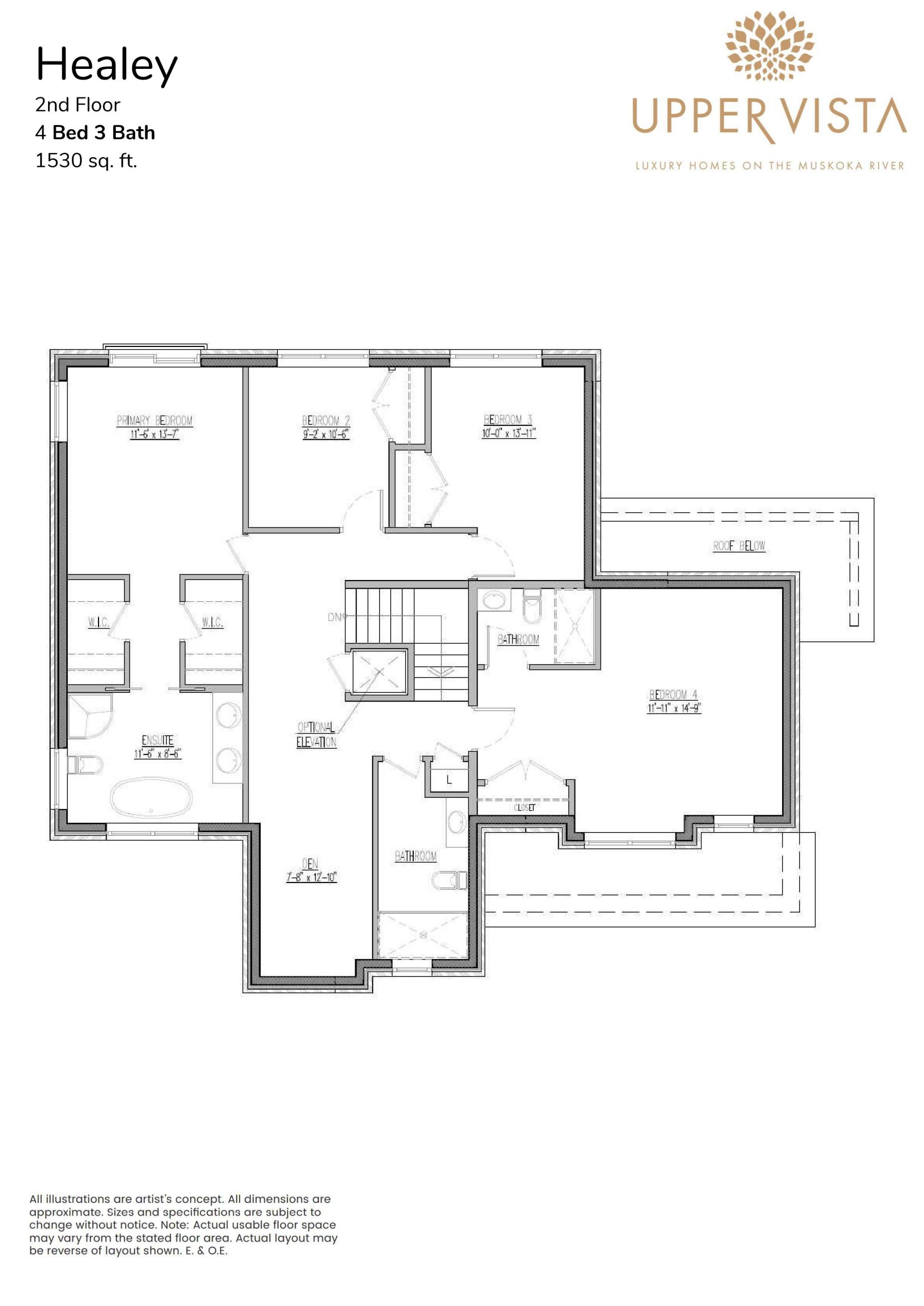 Healey (2/2) floor plan