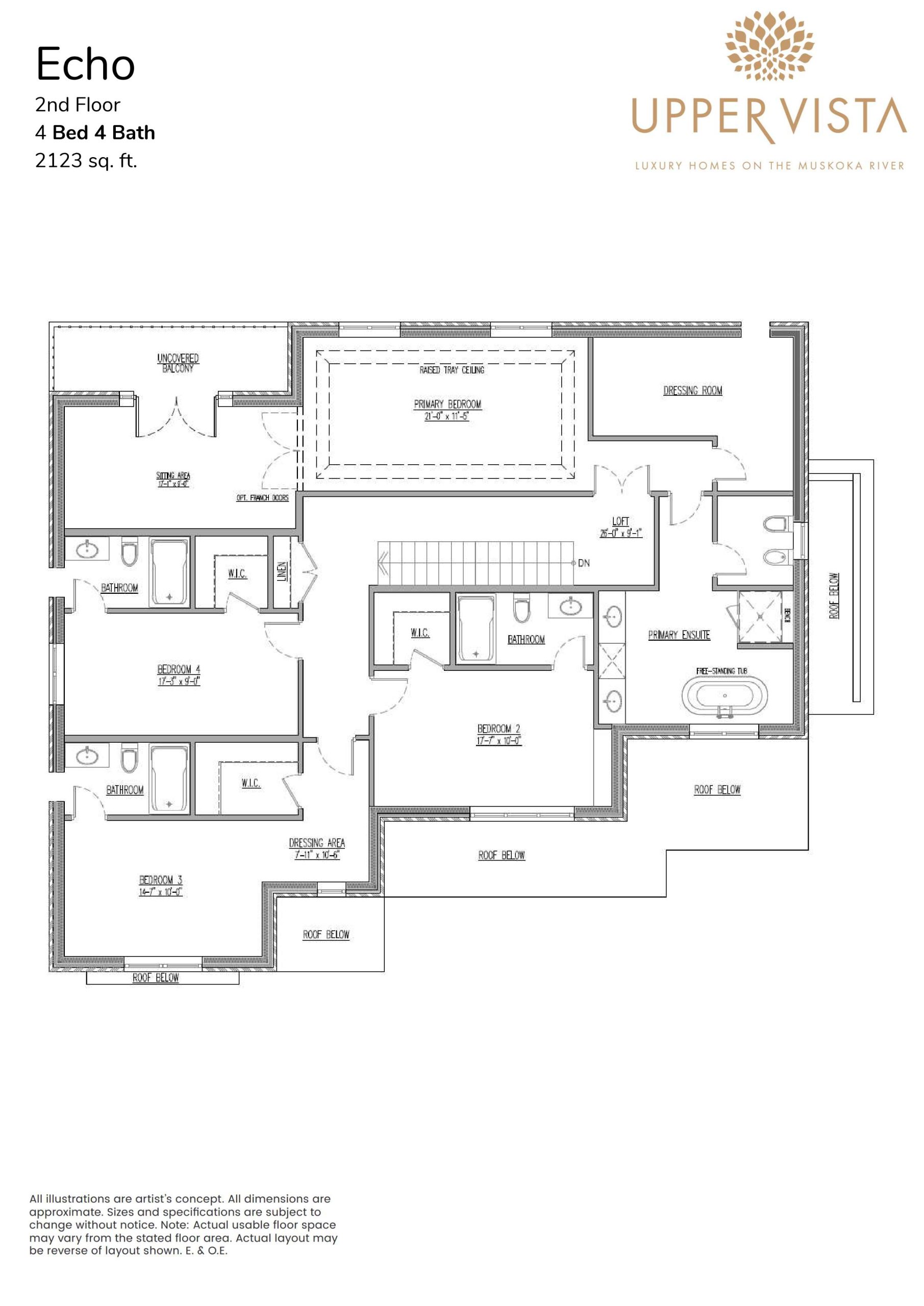 Echo (2/3) floor plan