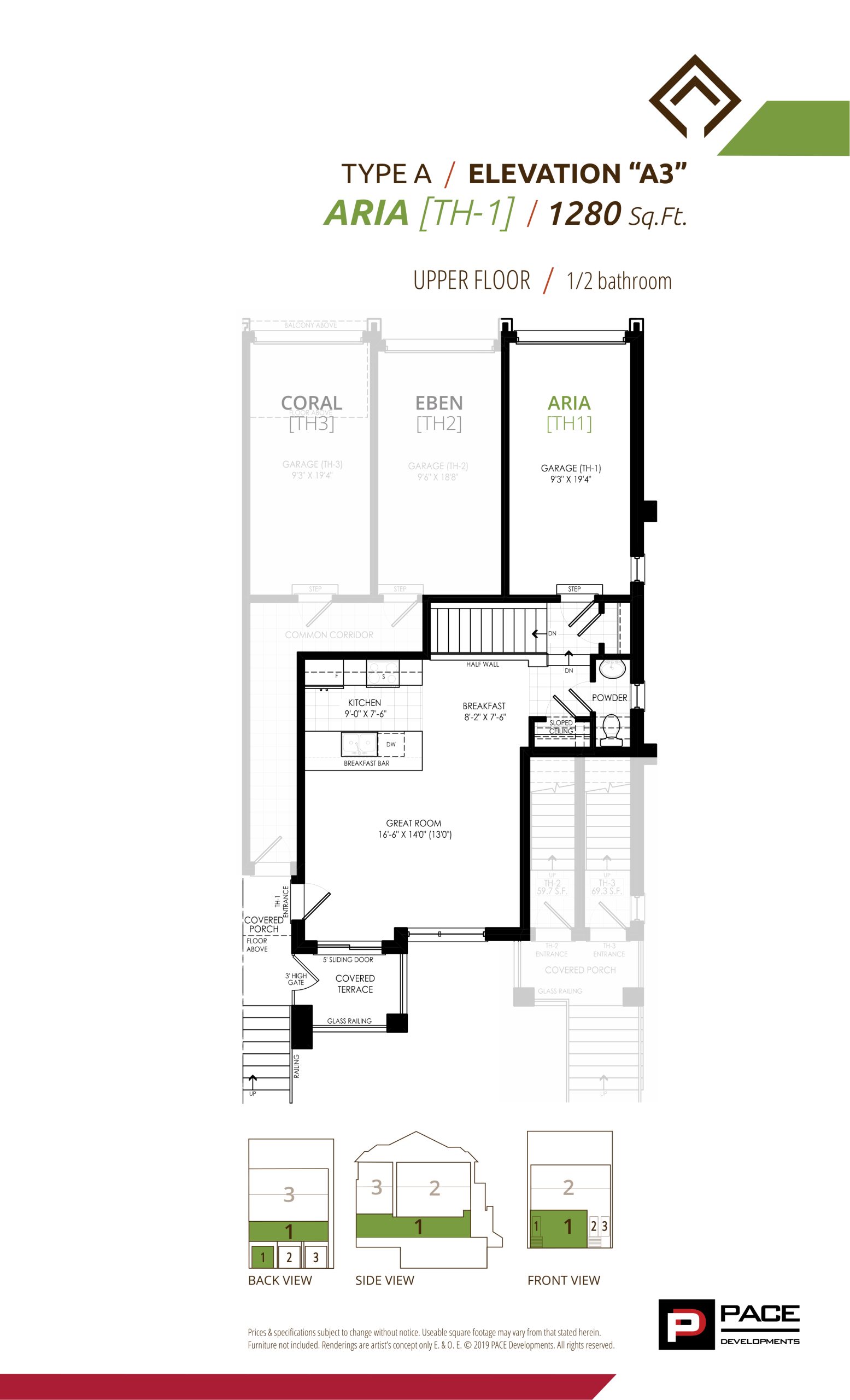 Aria - Elevation A3 (2/2) floor plan