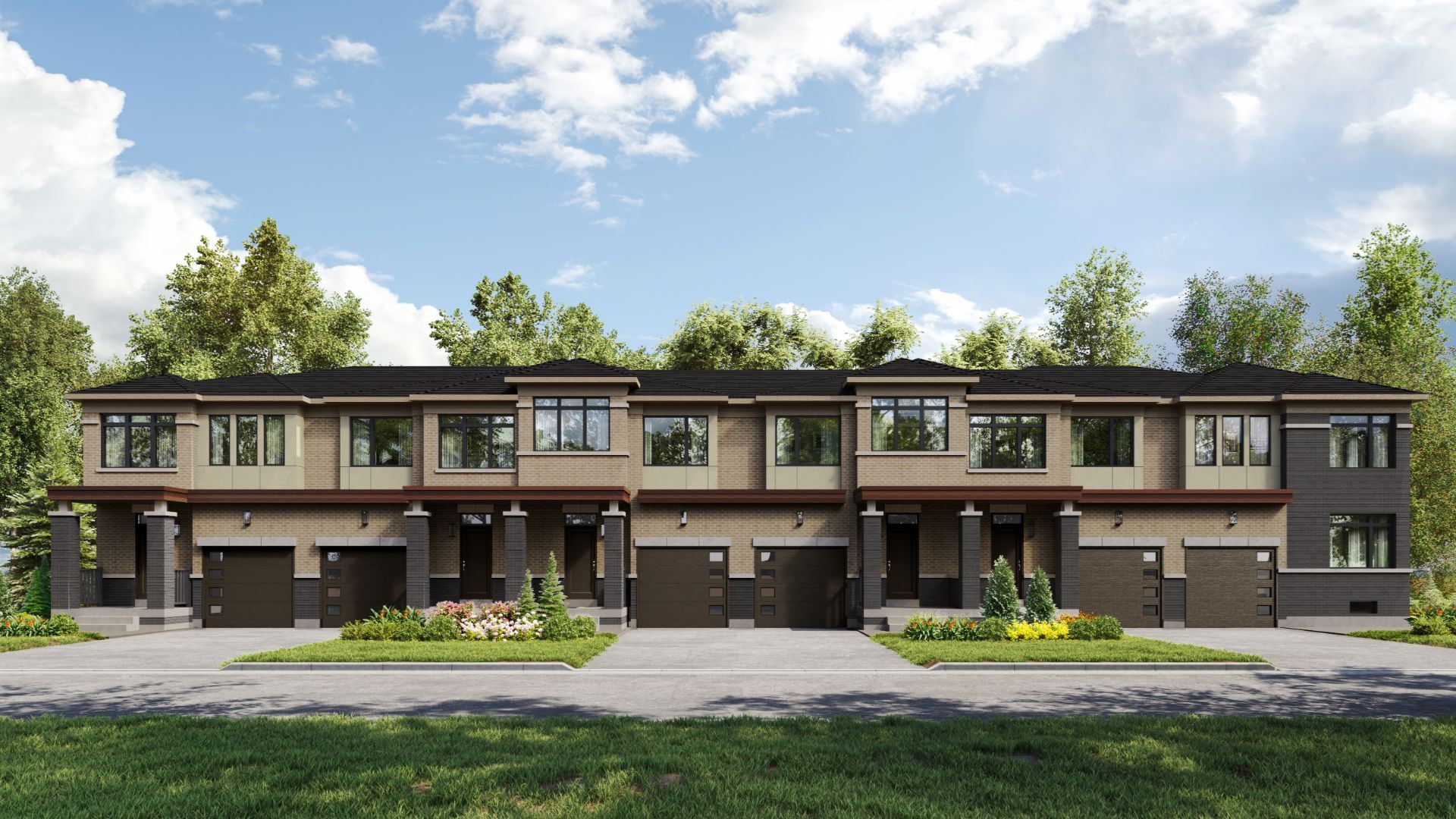 Eastmore Village in Oshawa — rendering 3