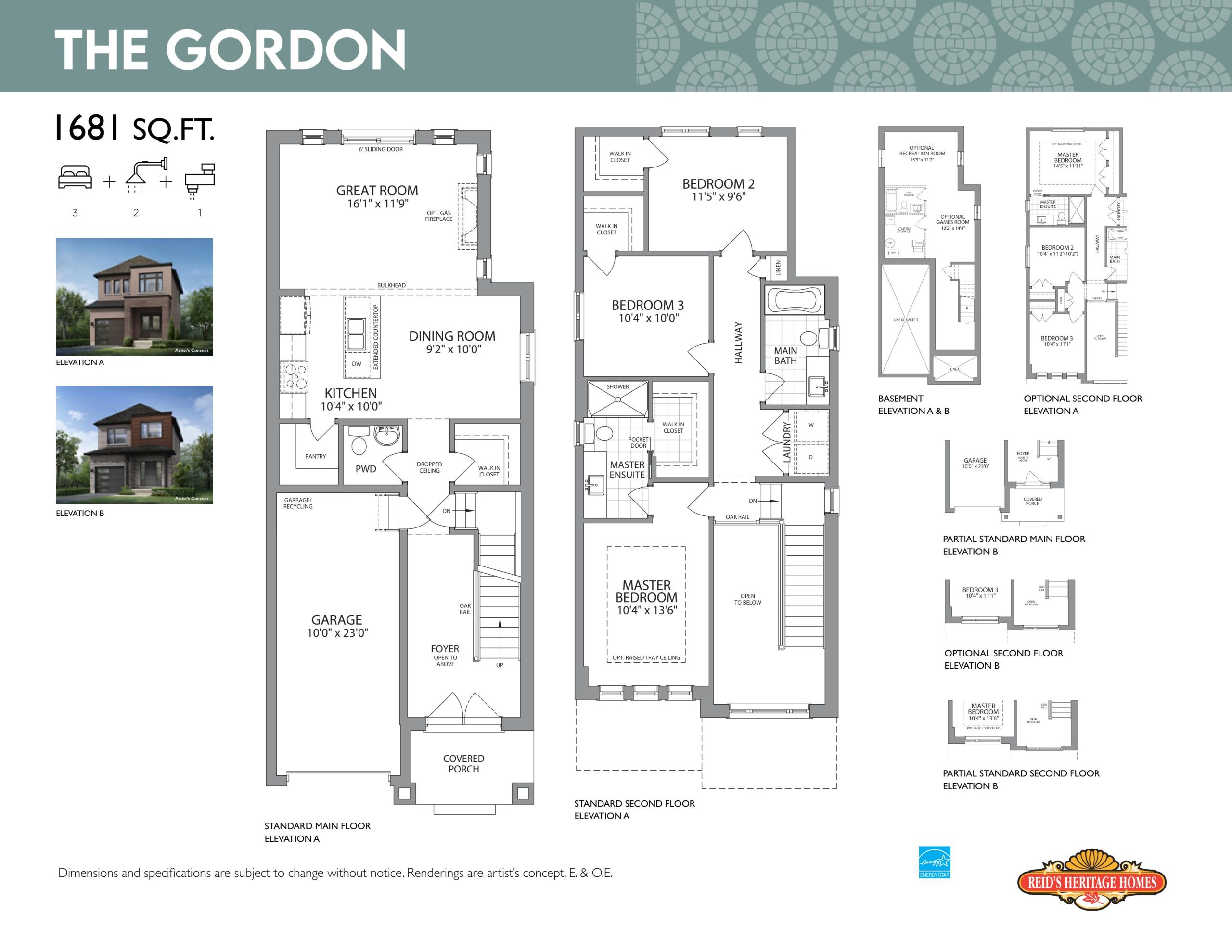 The Gordon floor plan