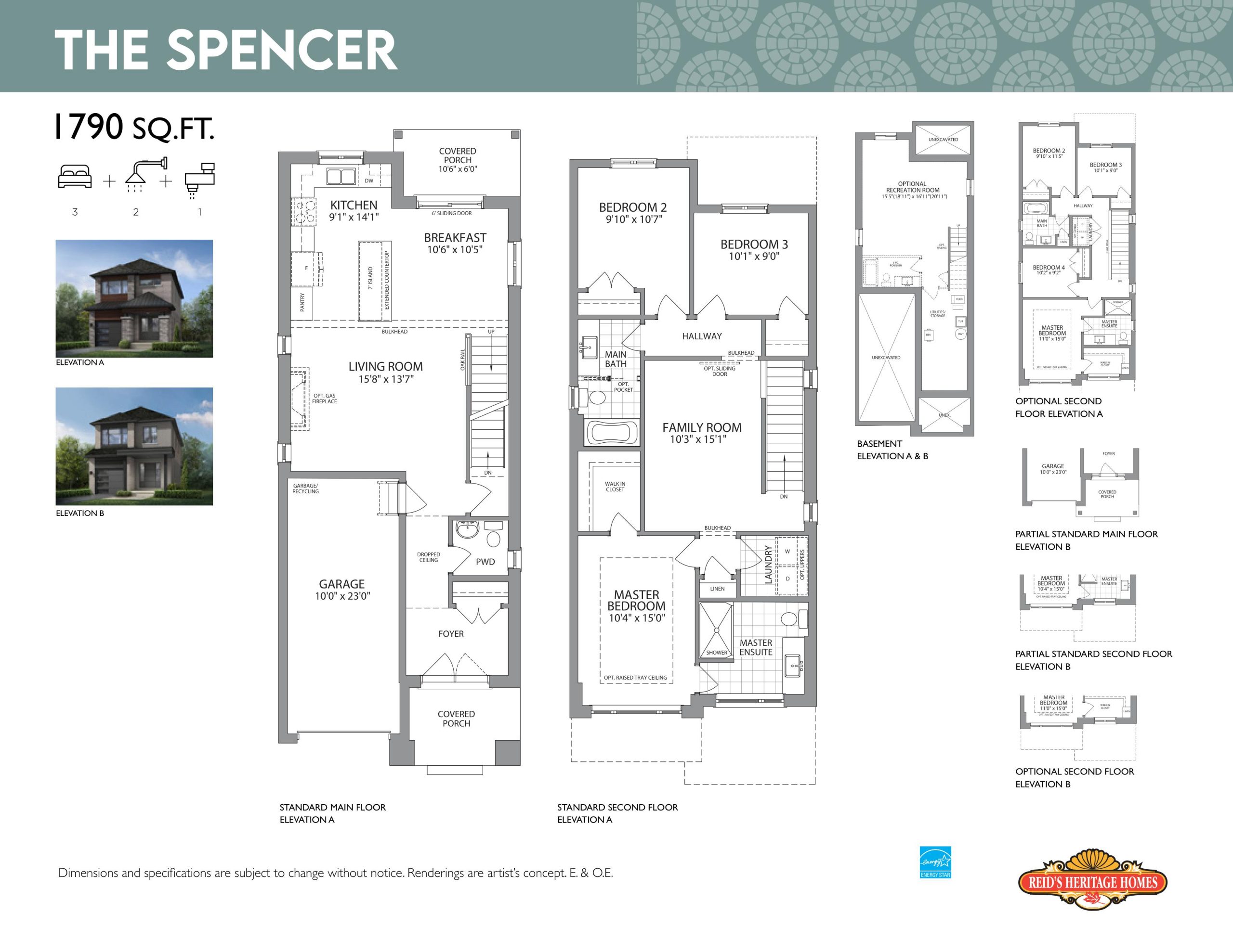 The Spencer floor plan