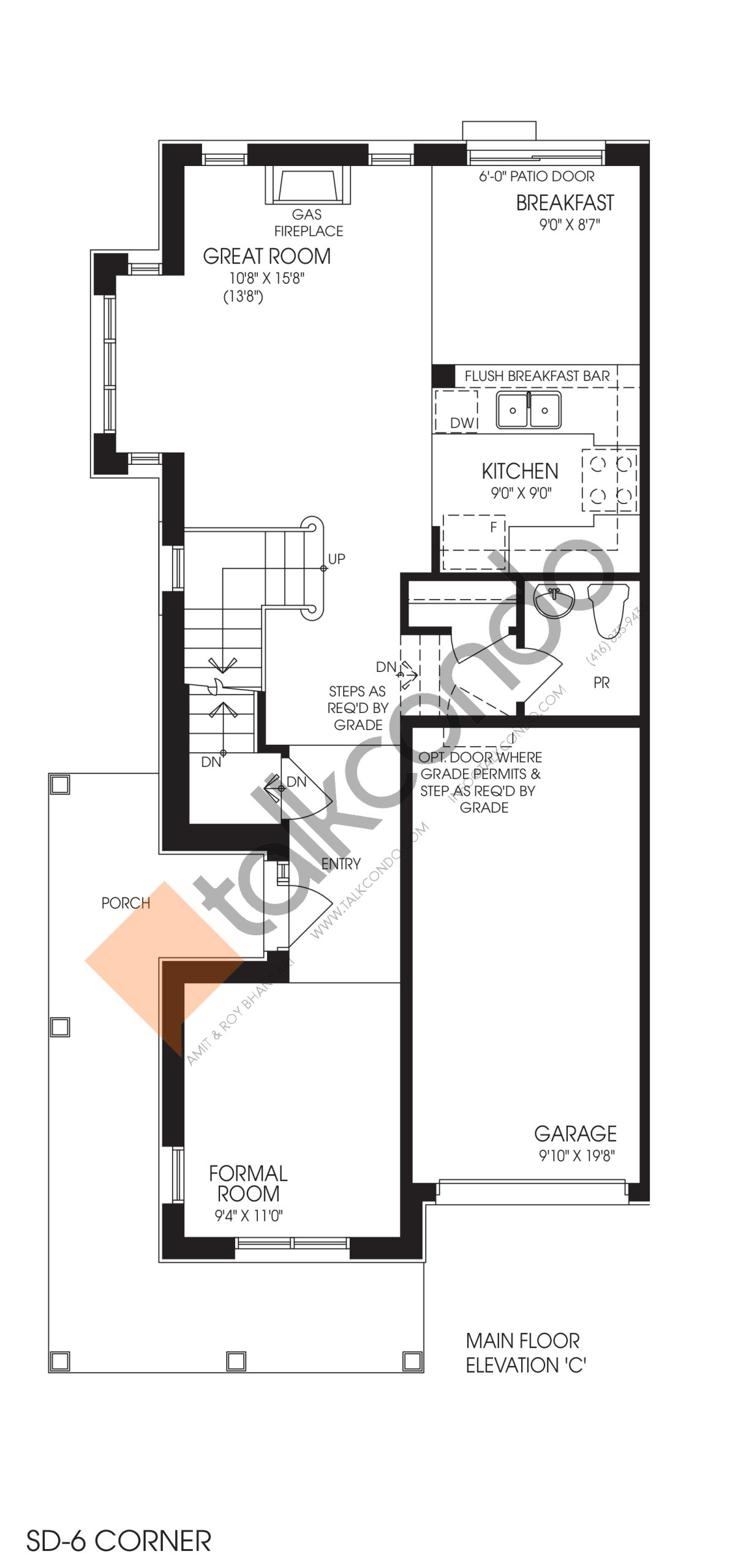 Murfield SD-6 Corner floor plan