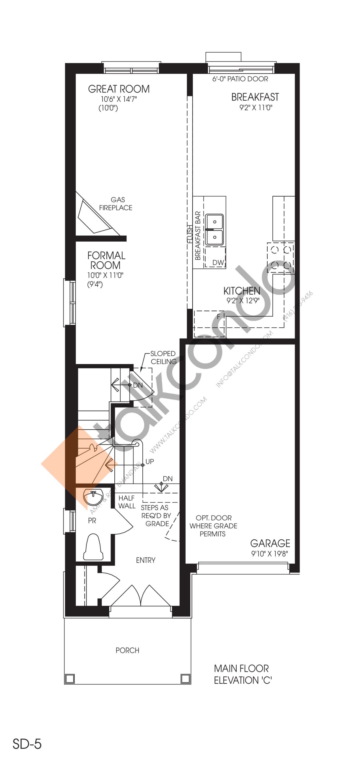 Prestwick SD-5 floor plan