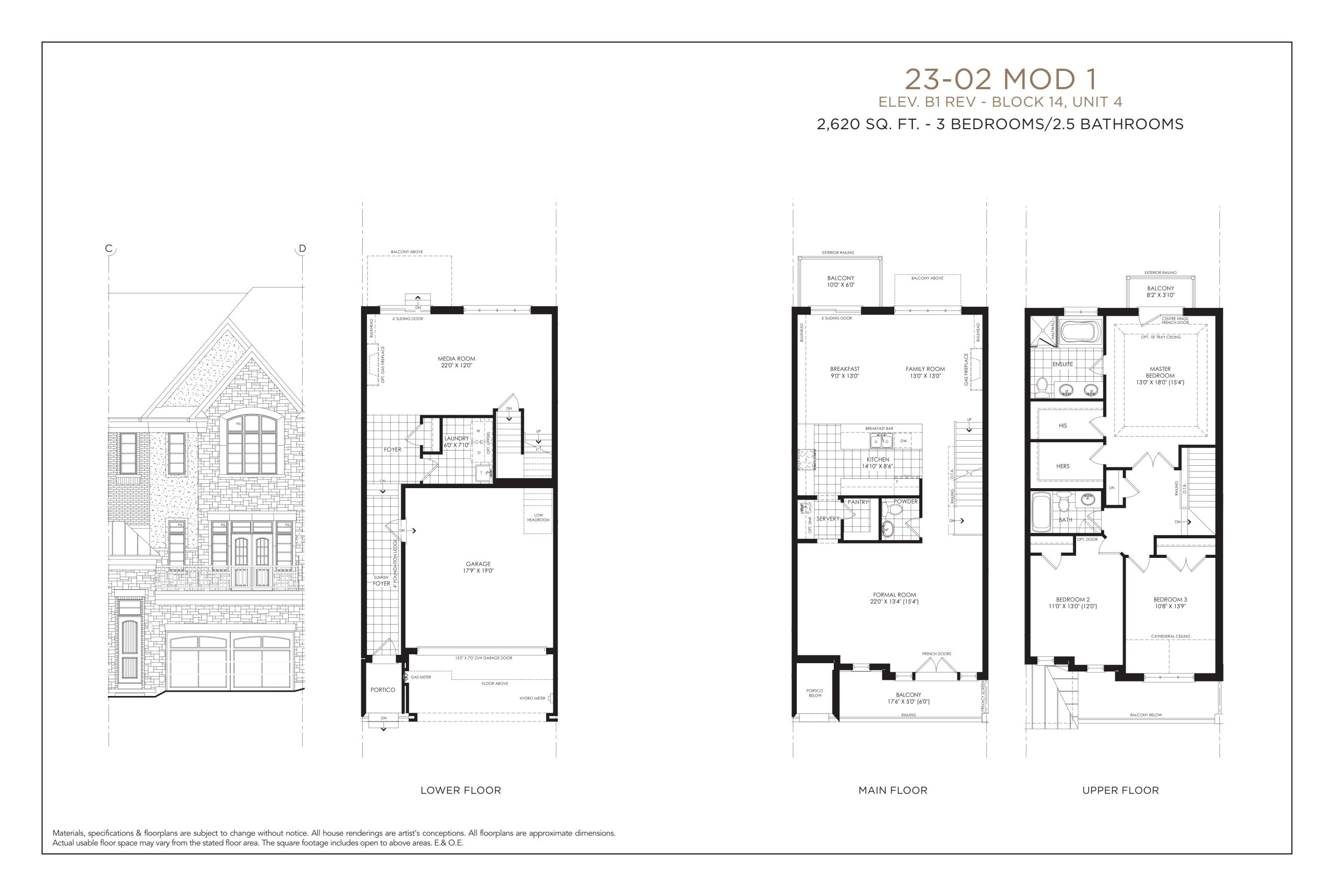 23-02 Mod 1 - Elevation B1 (Unit 4) floor plan