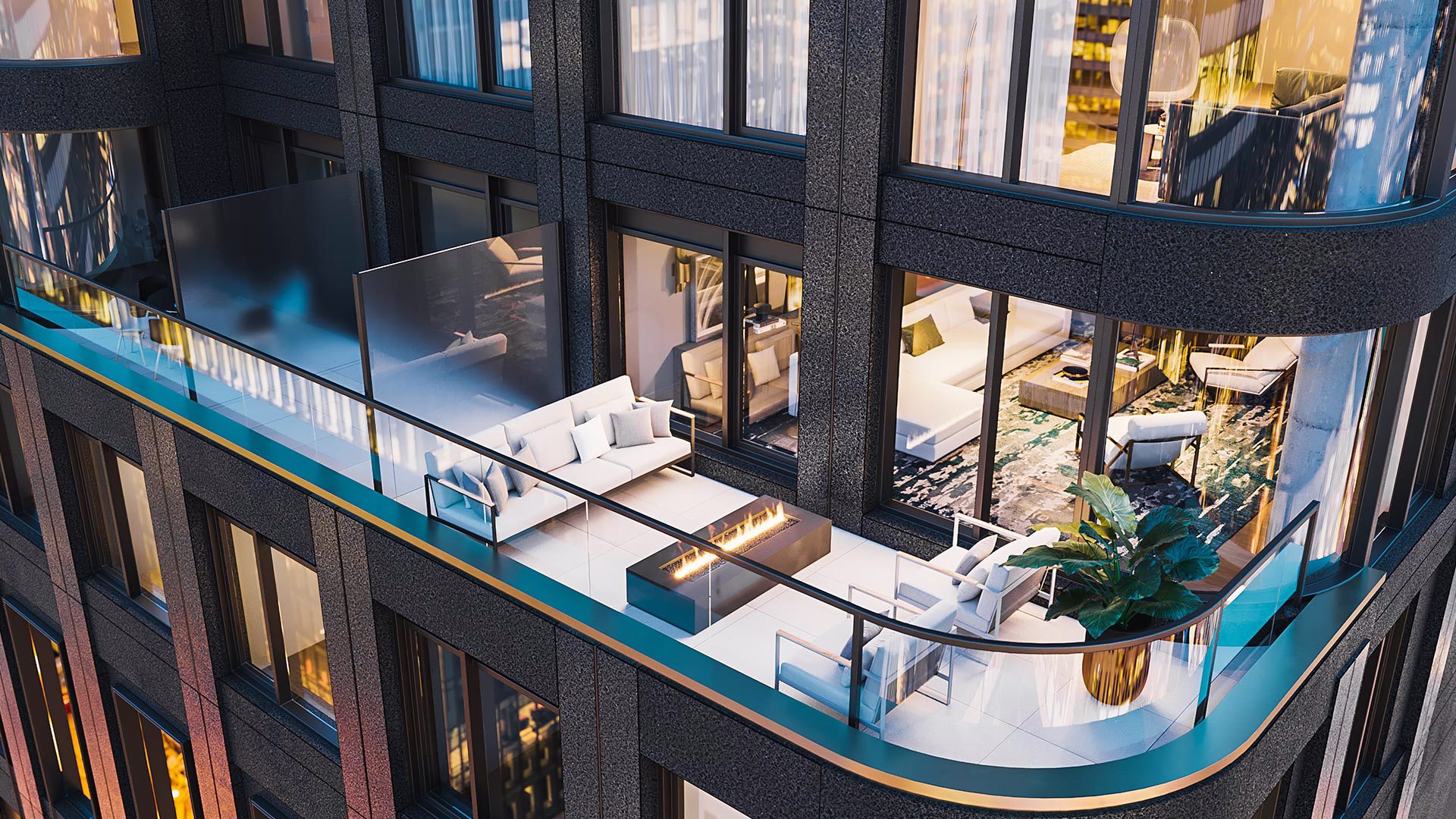 Mansfield Condos in Montréal — rendering 3
