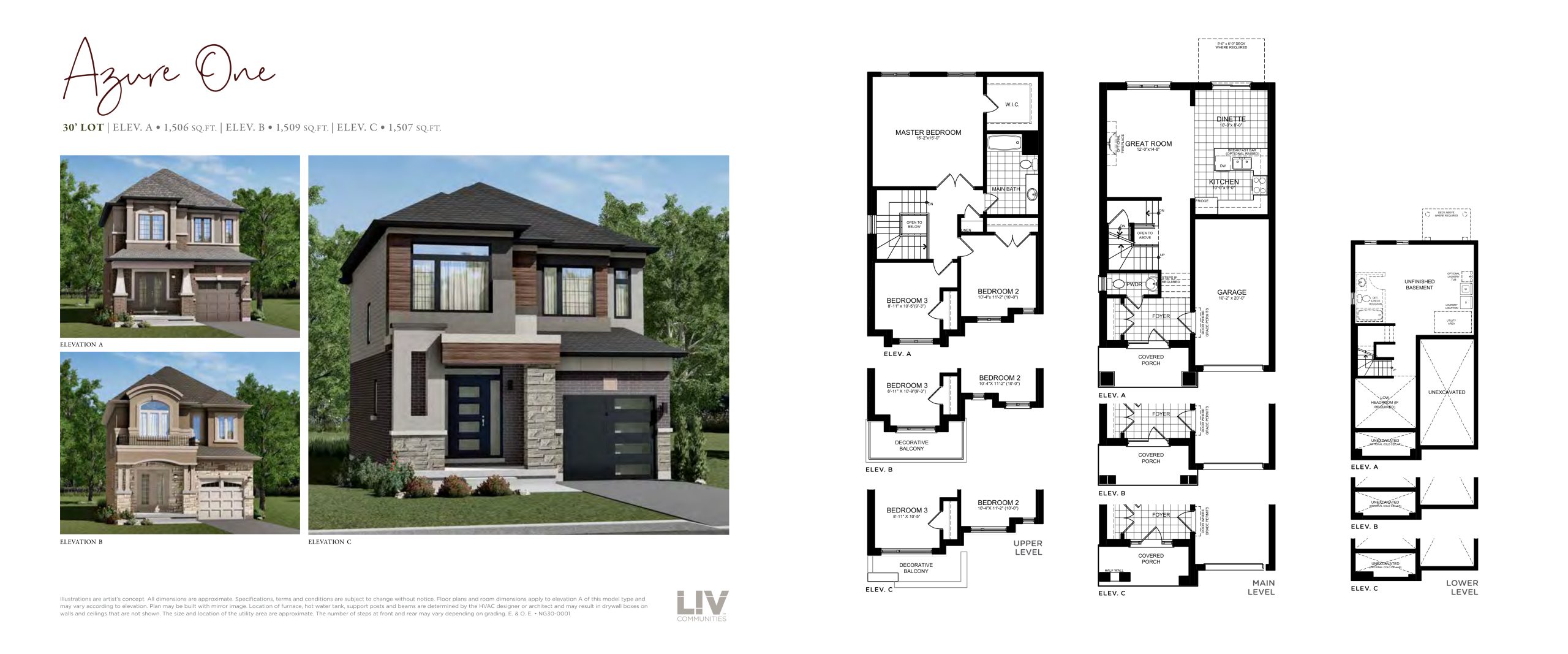 Azure One floor plan