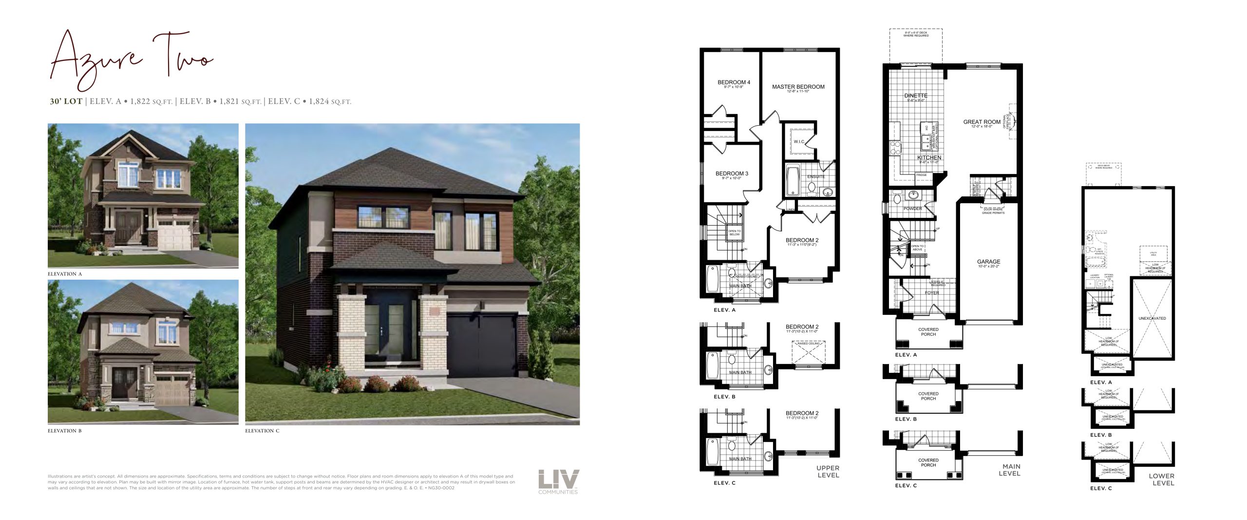 Azure Two floor plan
