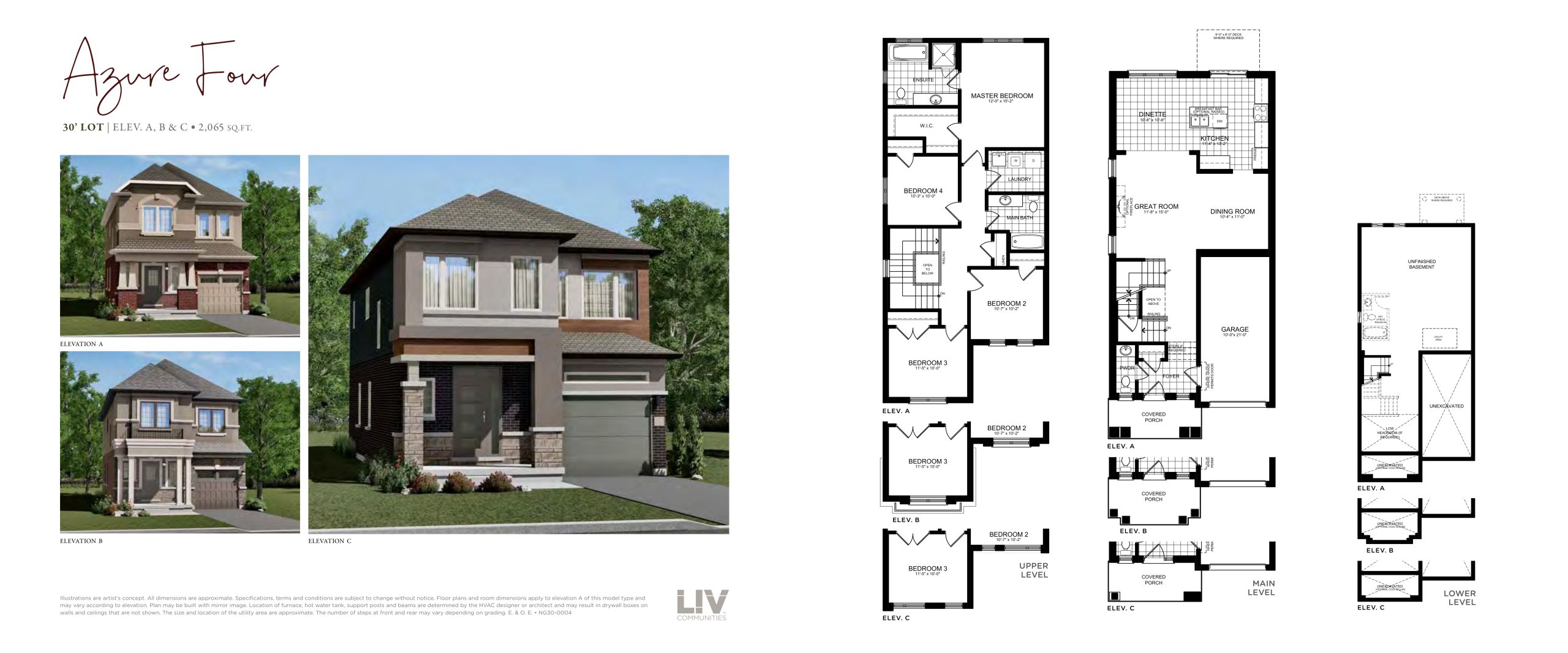 Azure Four floor plan
