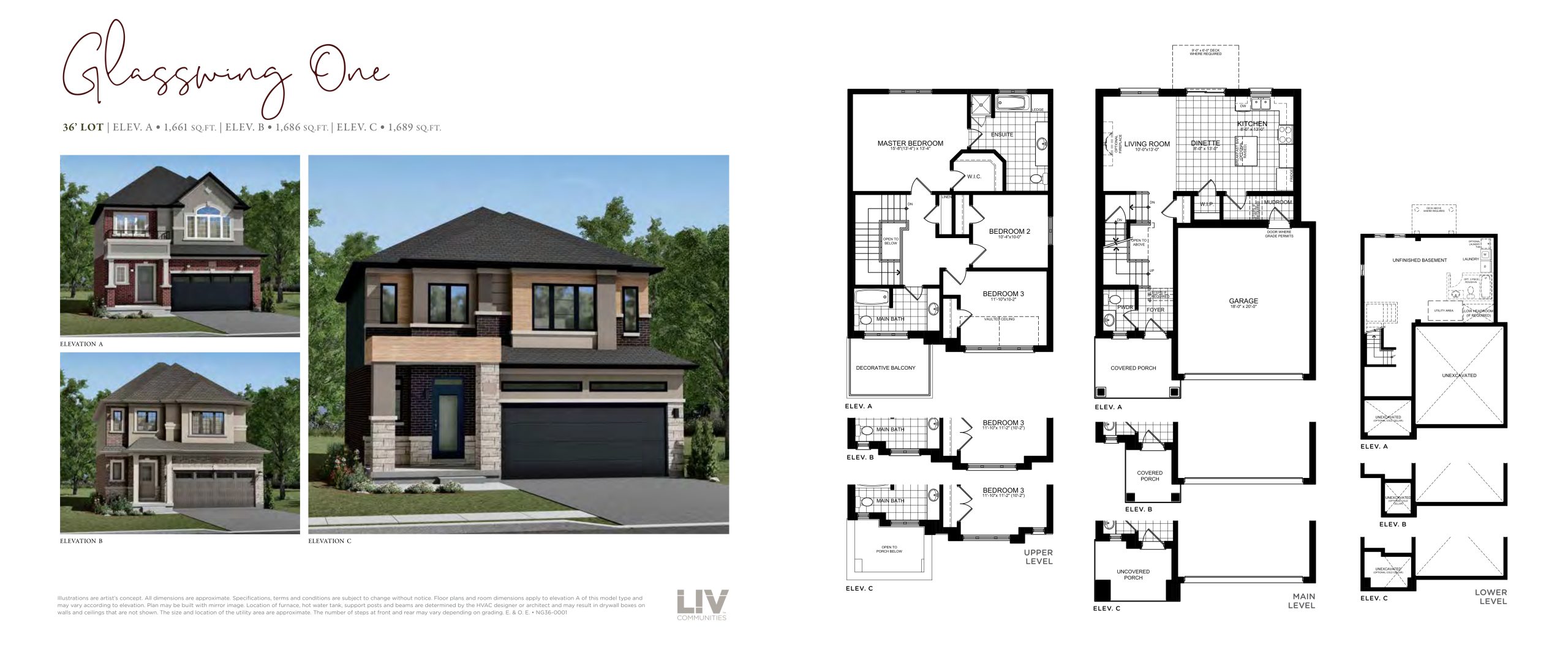 Glasswing One floor plan