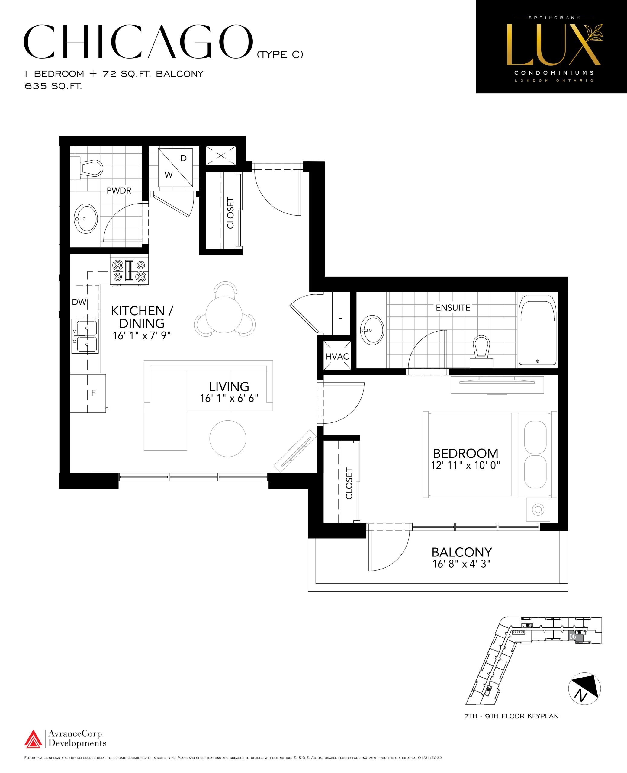 Chicago floor plan