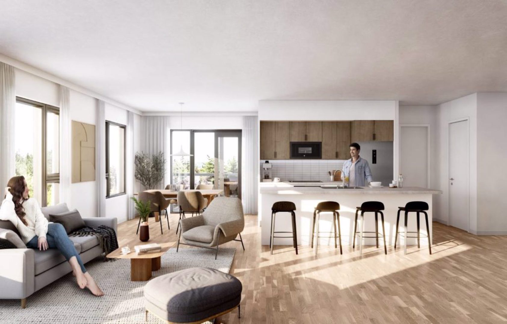 The Flats at Rainbow Lake in Kitchener — rendering 4