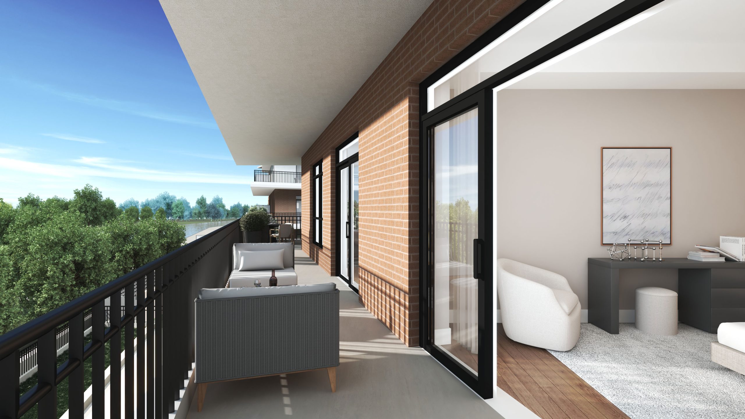 The Residences at Bronte Lakeside in Oakville — rendering 24