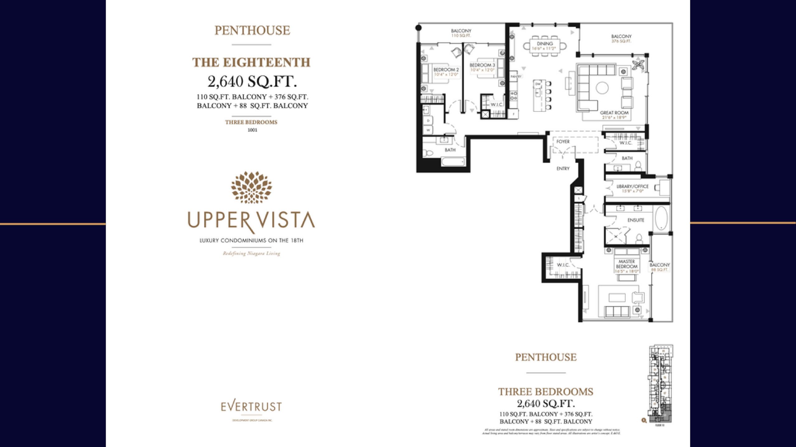The Eighteenth floor plan