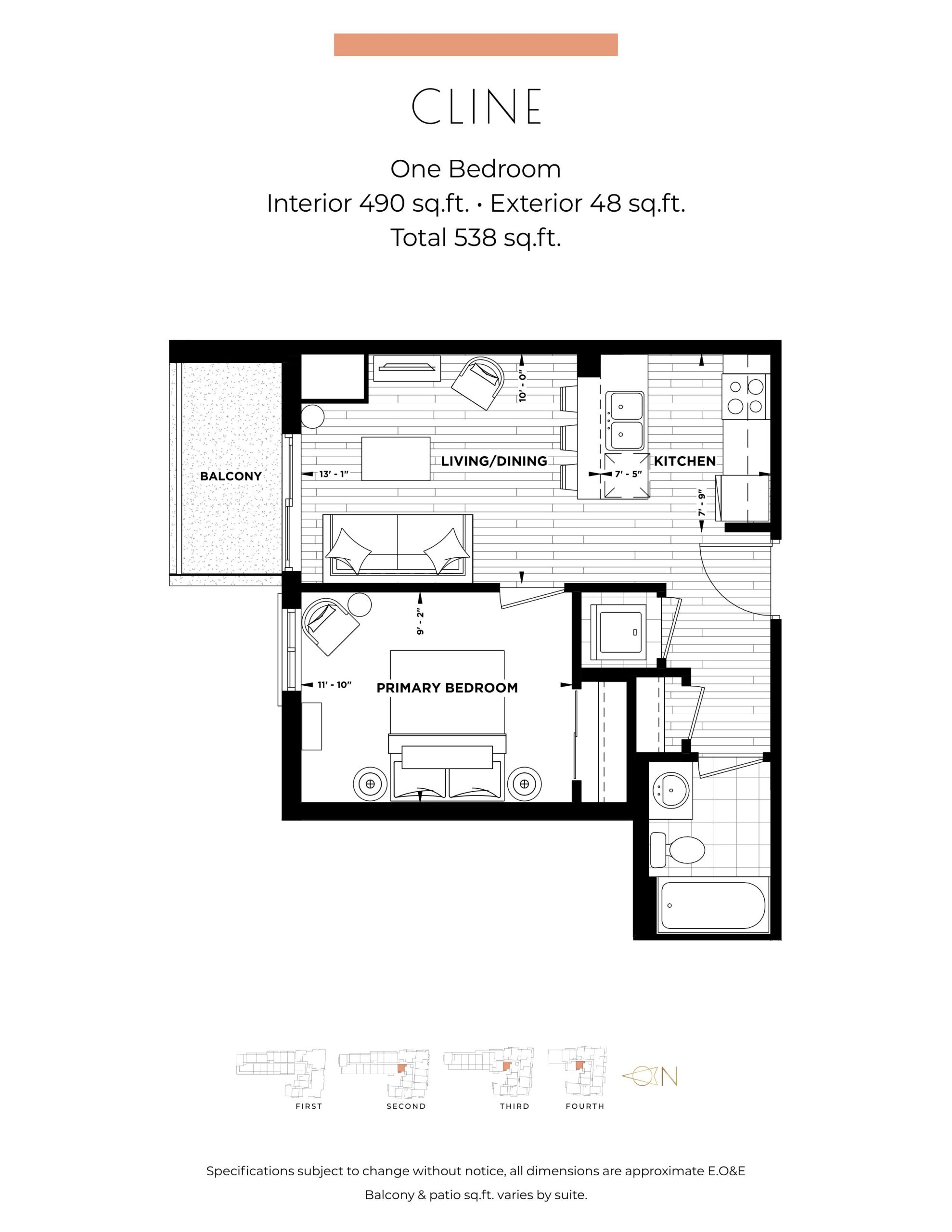 Cline floor plan