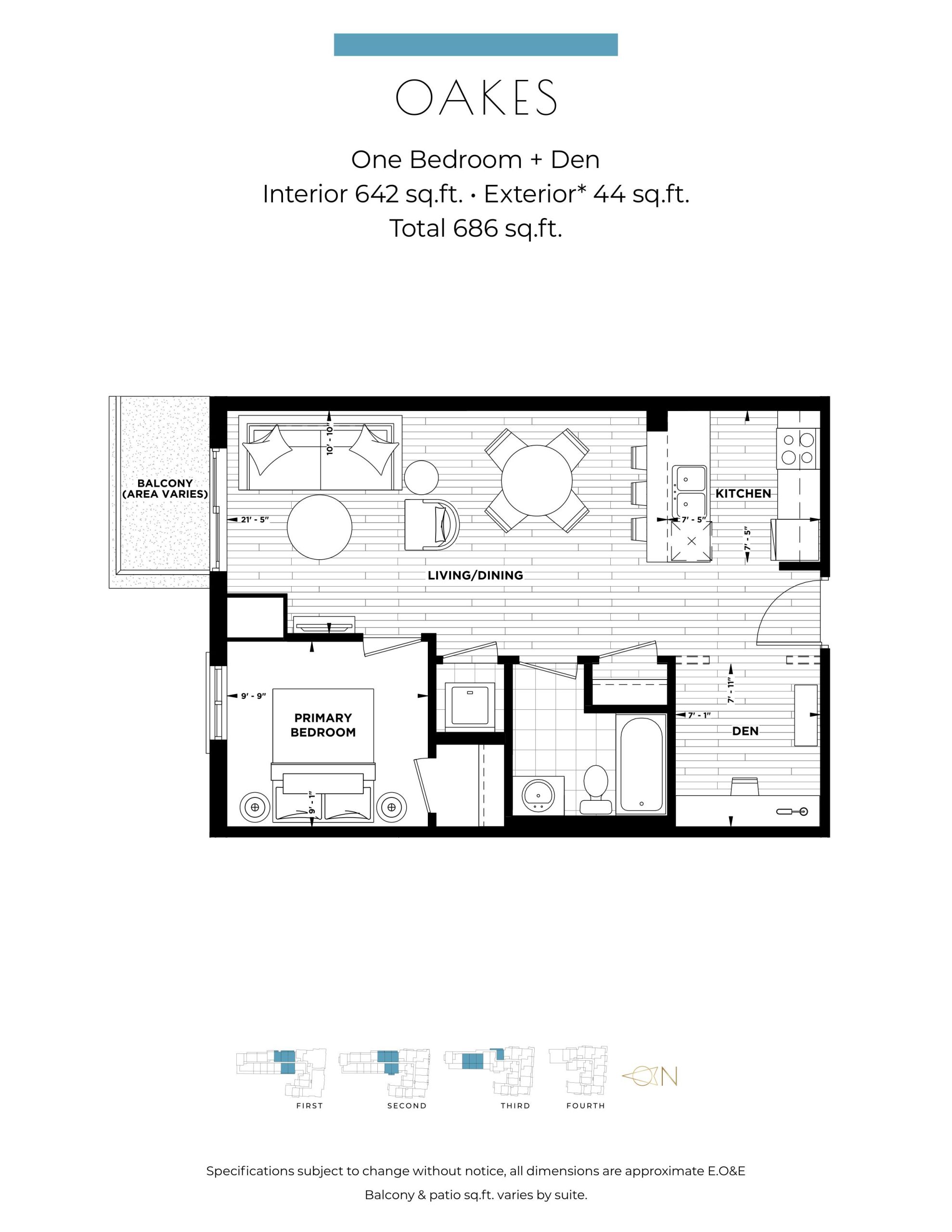 Oakes floor plan