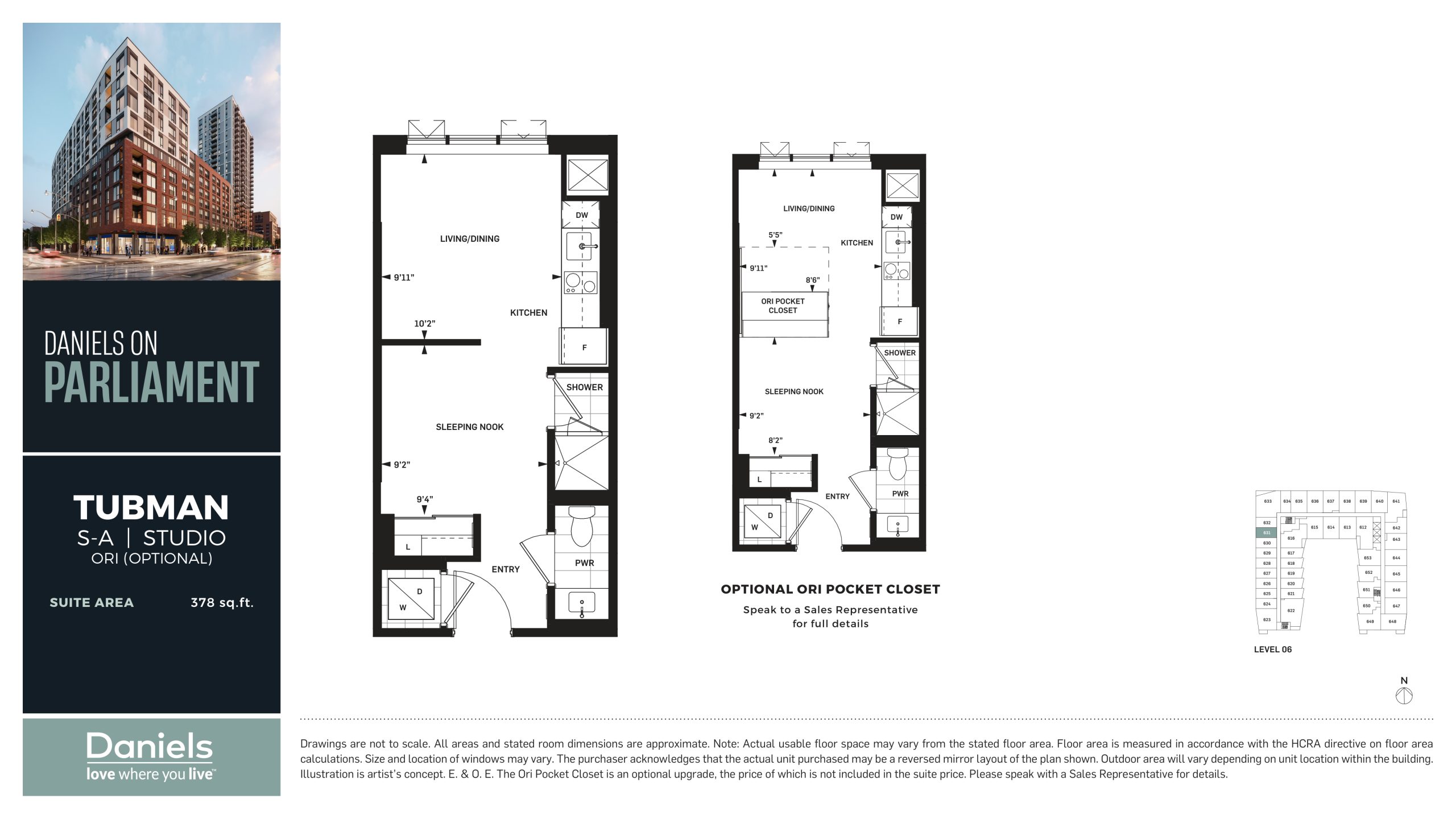 Tubman floor plan