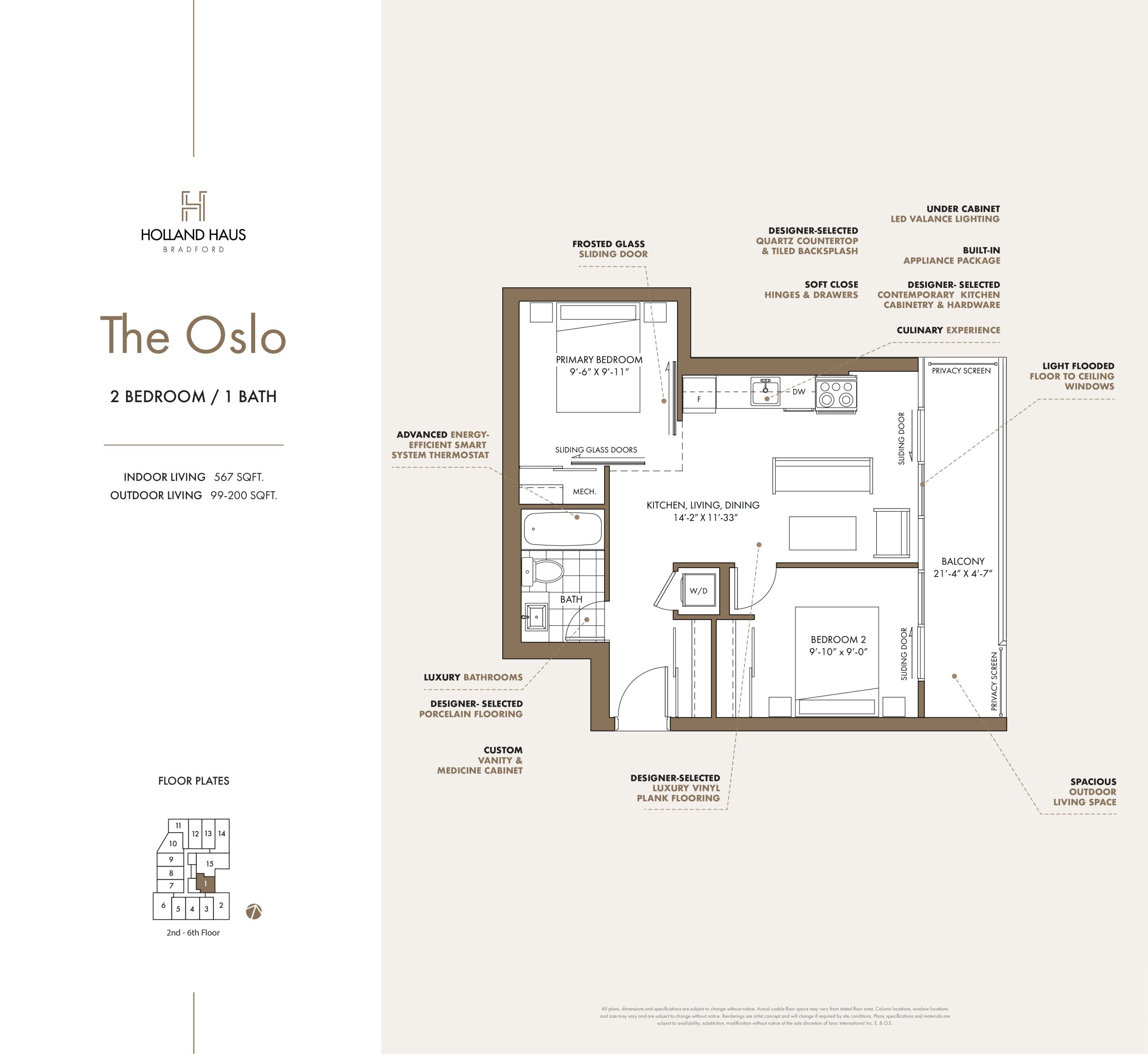 The Oslo floor plan