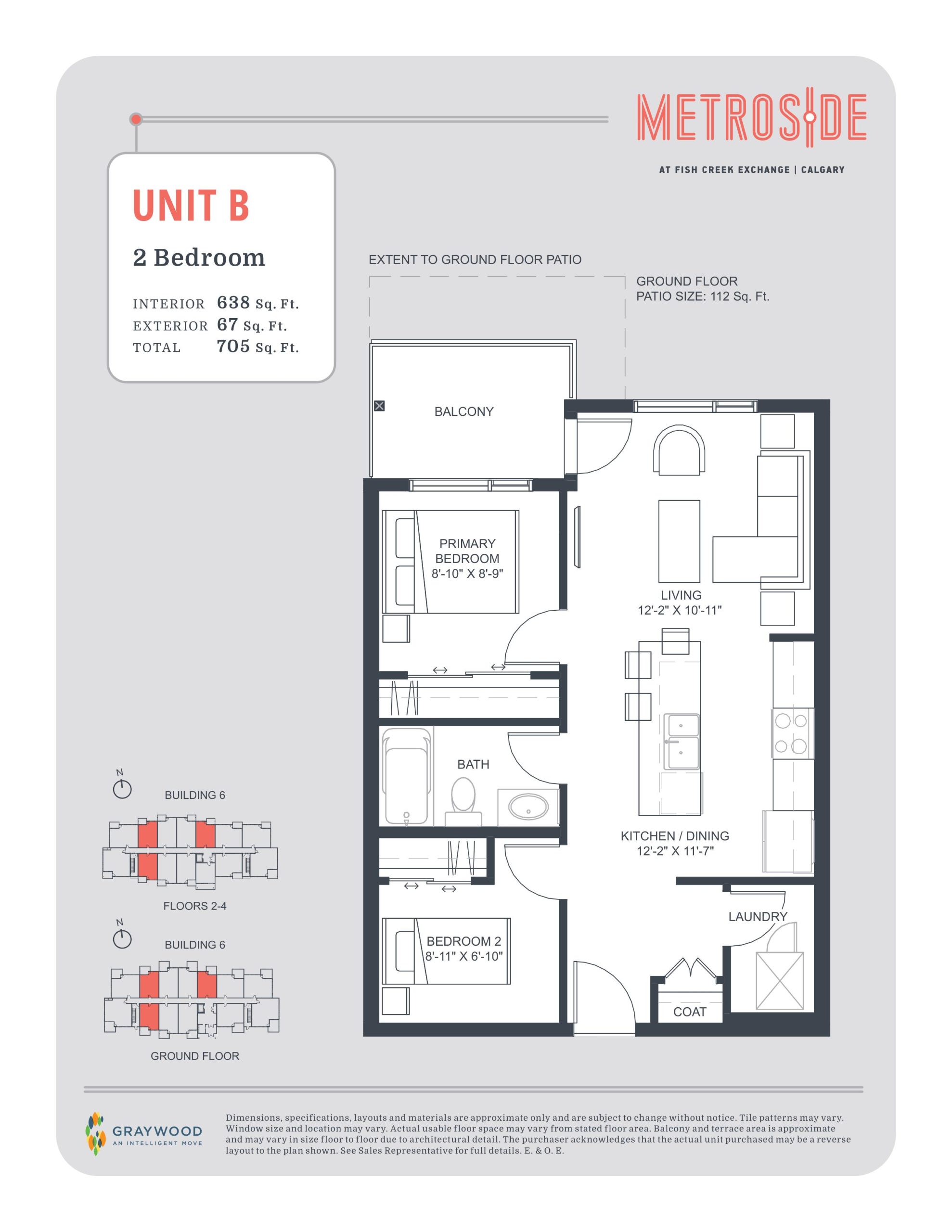 Unit B floor plan