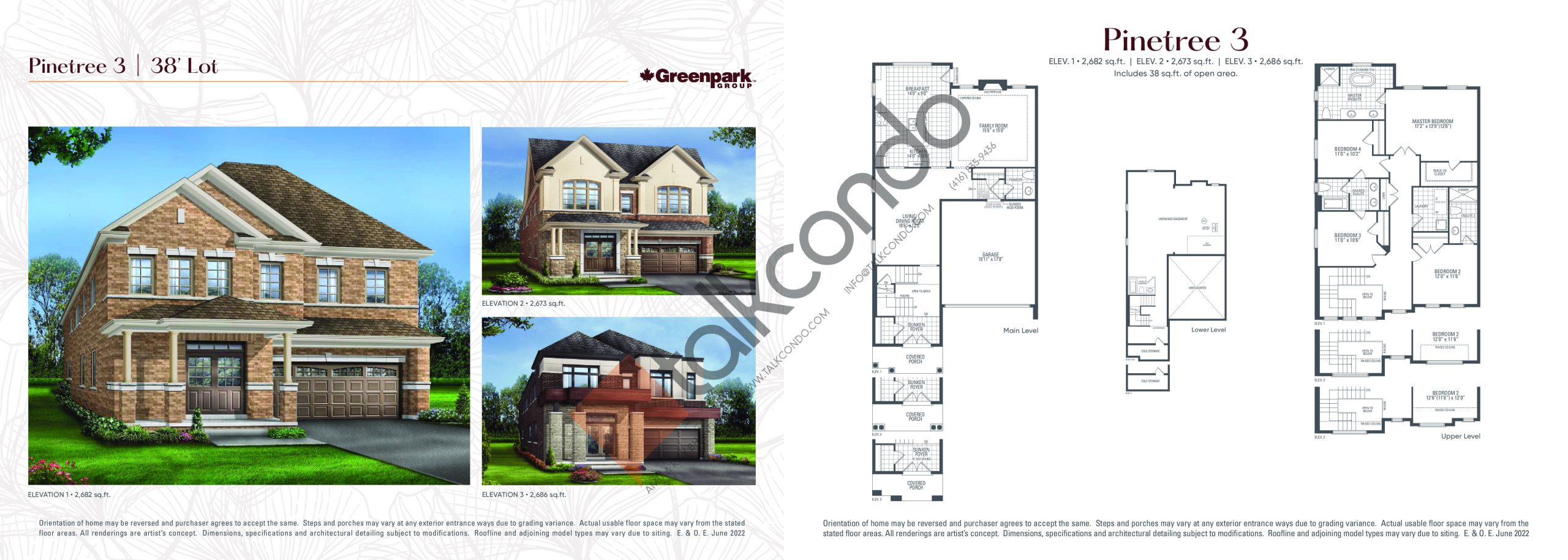 Pinetree 3 floor plan