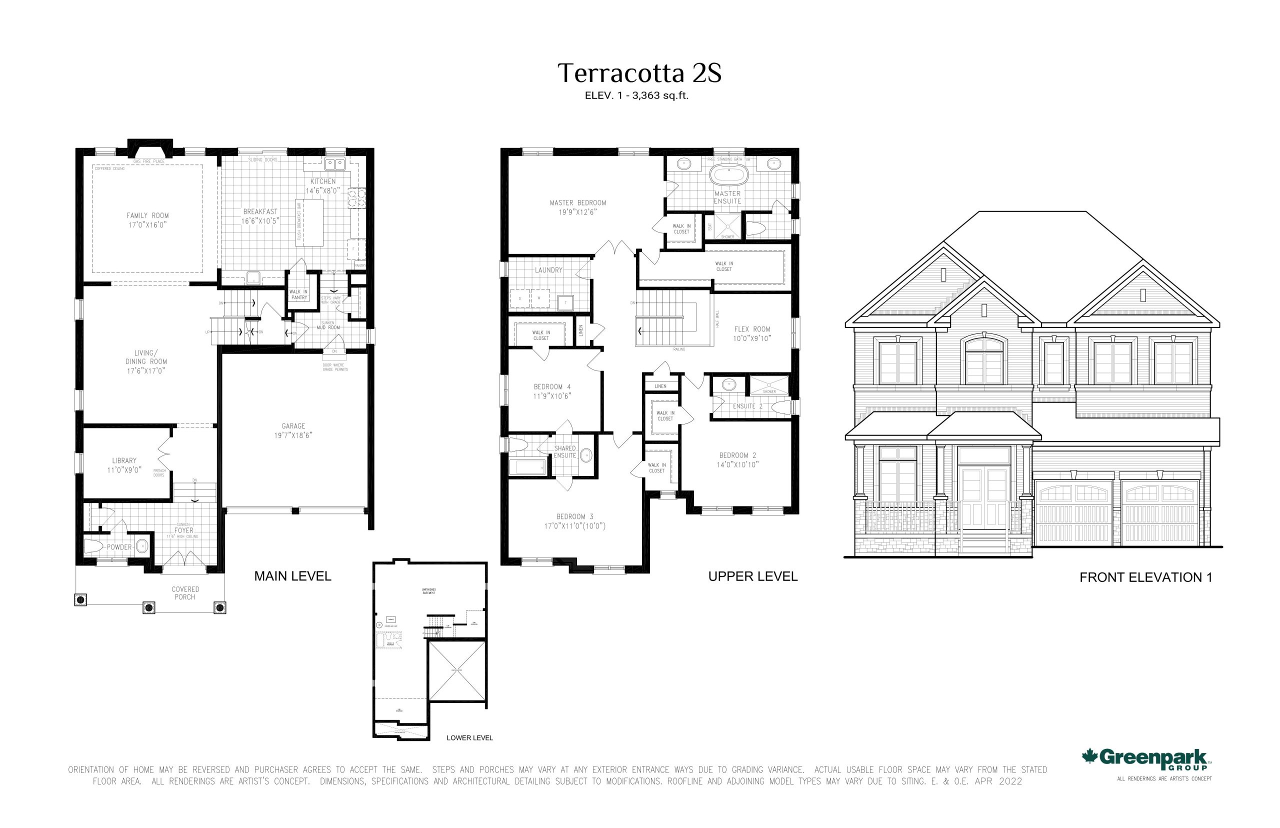 Terracotta 2S floor plan