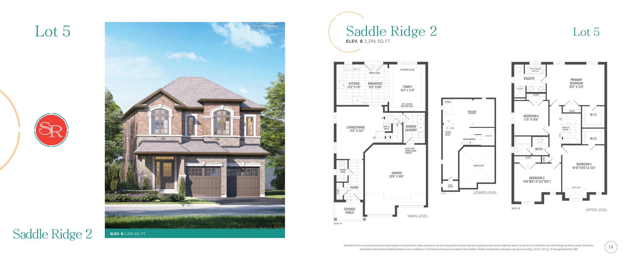 Saddle Ridge 2 (Lot 5) floor plan