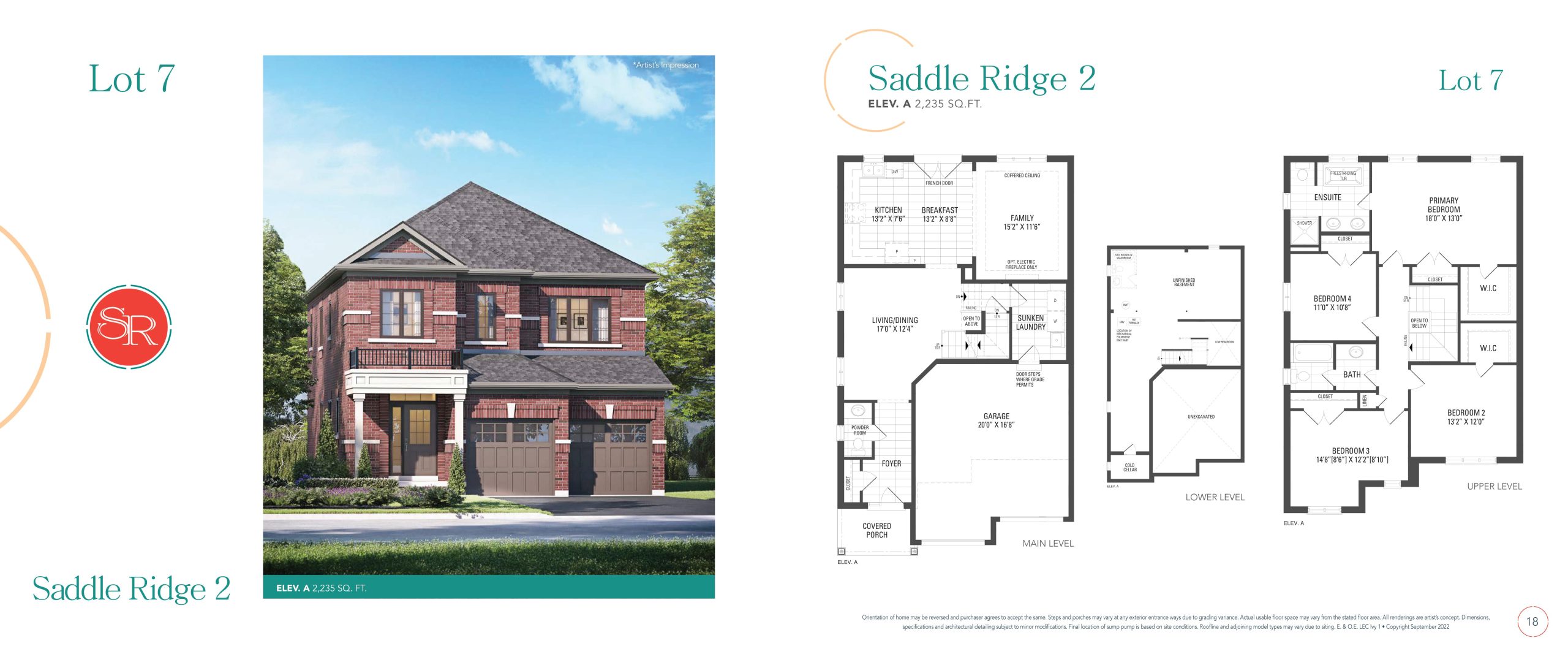 Saddle Ridge 2 (Lot 7) floor plan