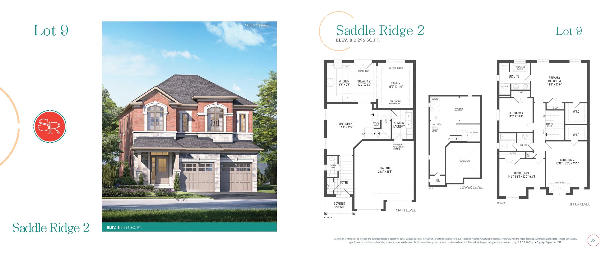 Saddle Ridge 2 (Lot 9) floor plan