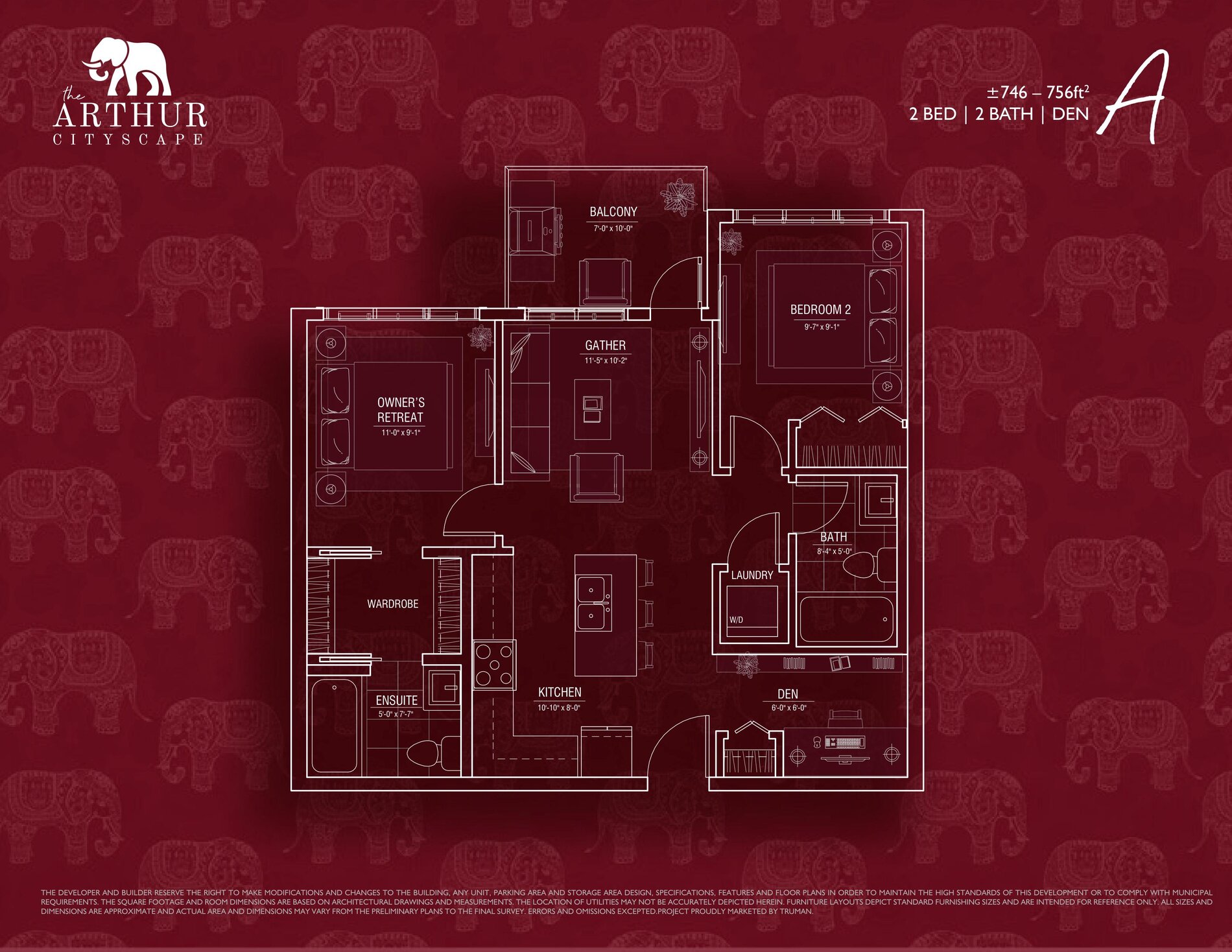 A floor plan