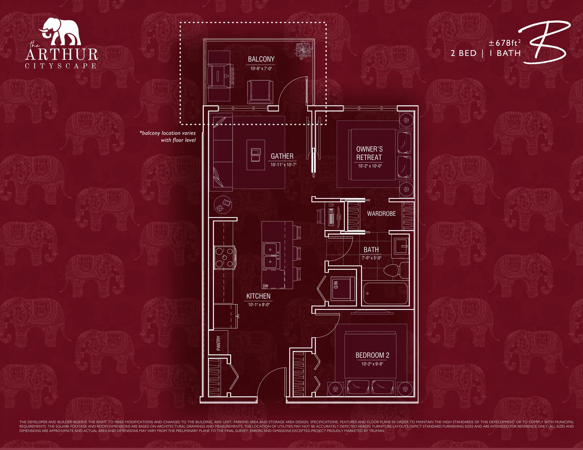 B floor plan