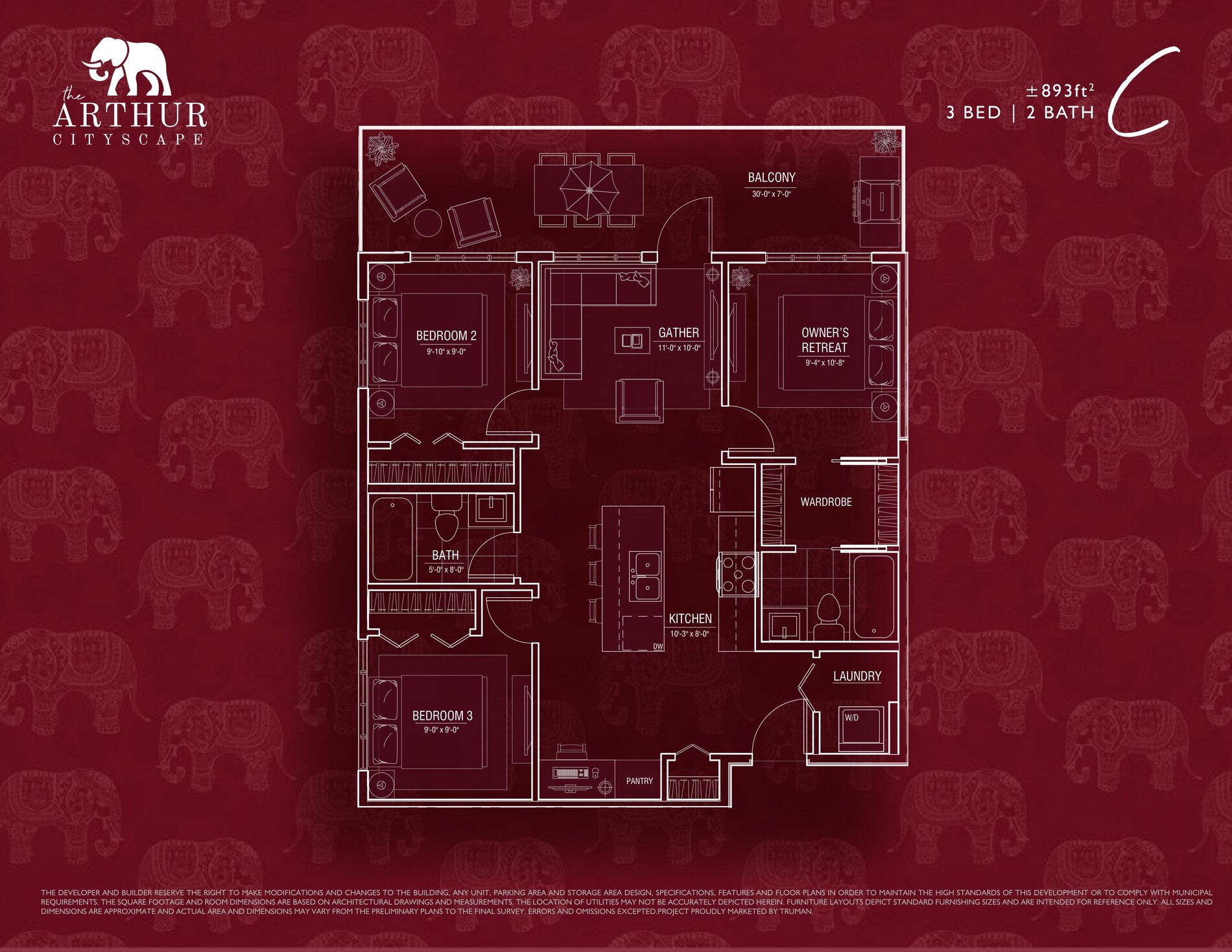 C floor plan