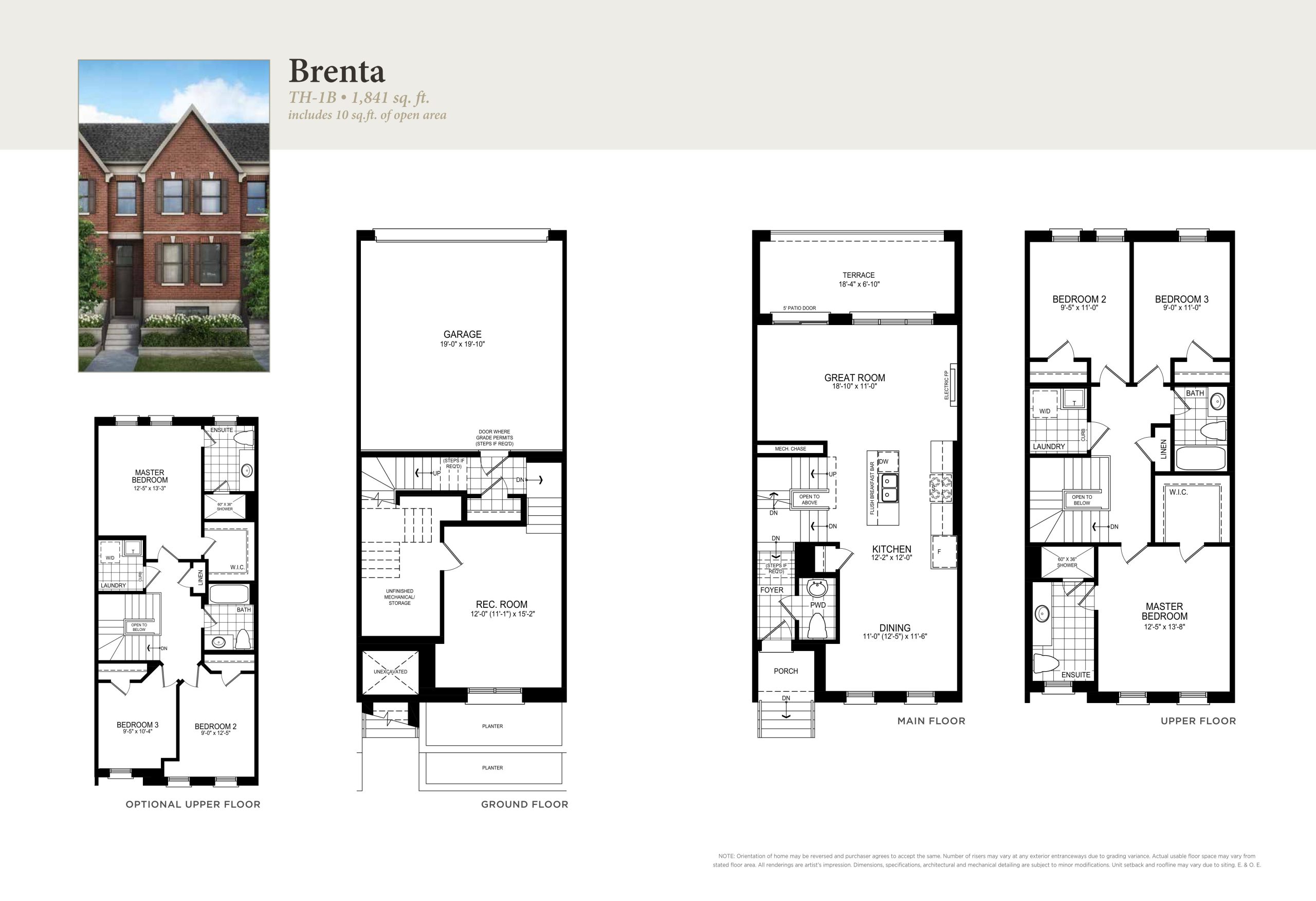 Brenta TH-1B floor plan