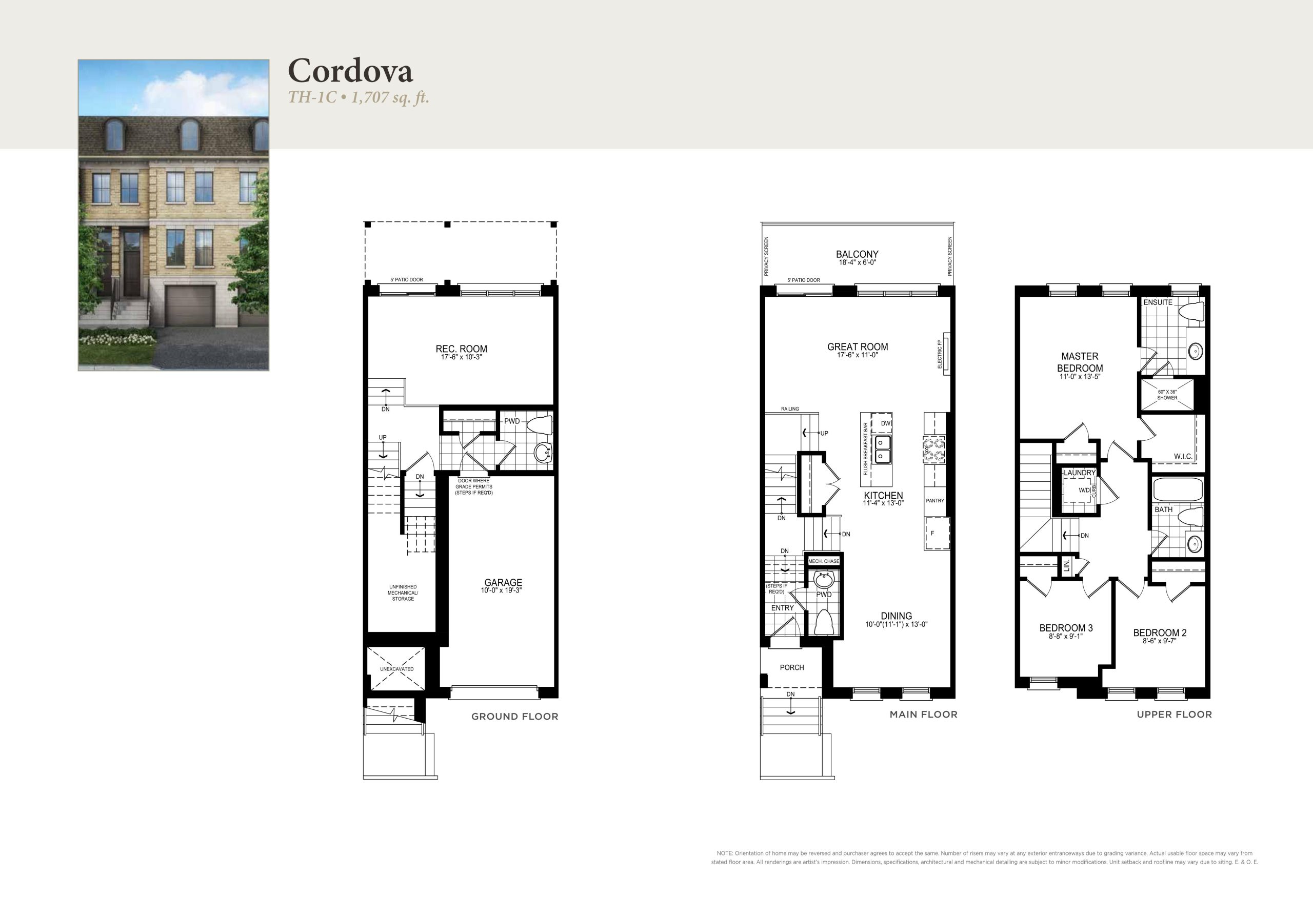 Cordova TH-1C floor plan
