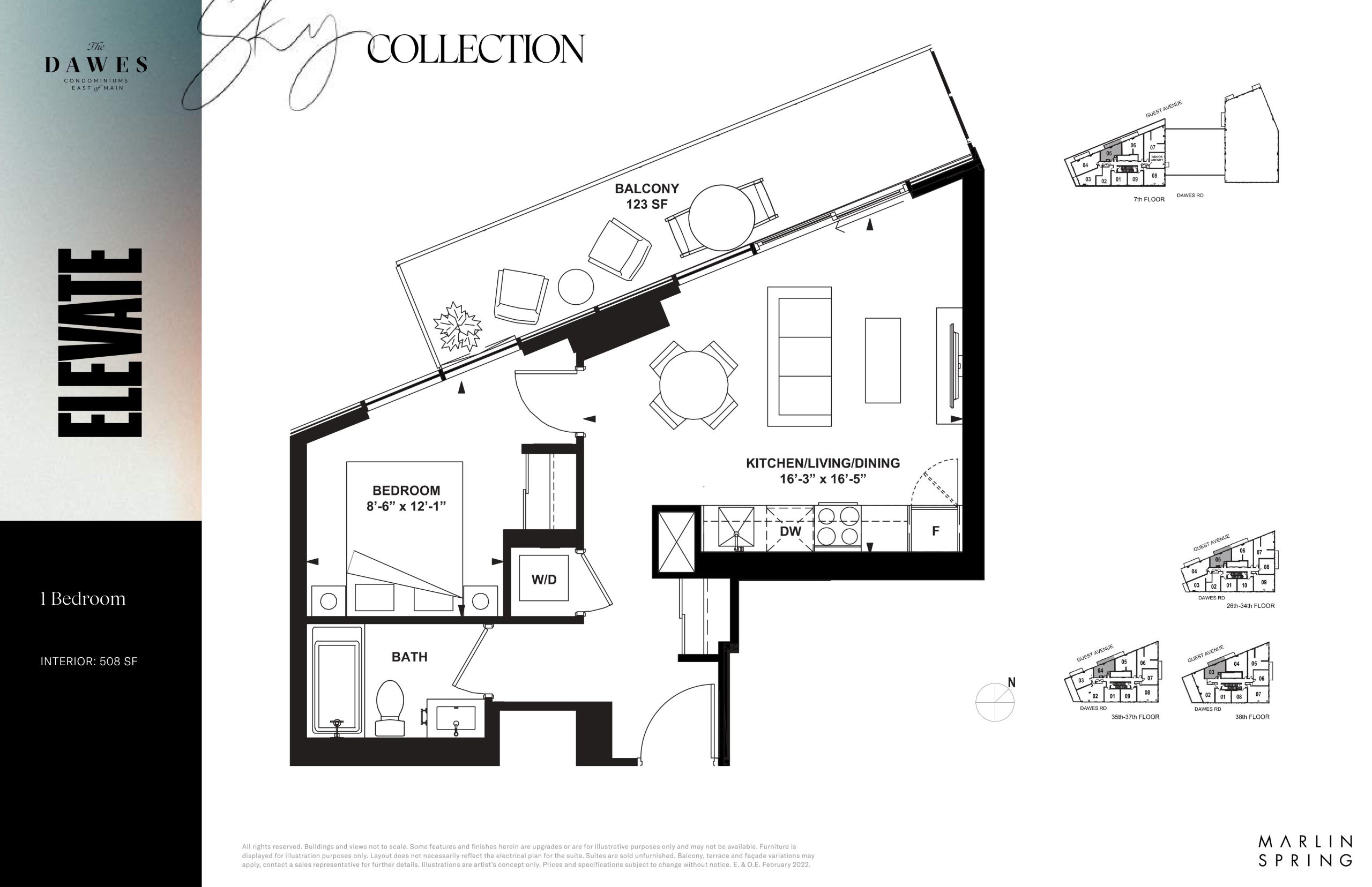 Elevate floor plan