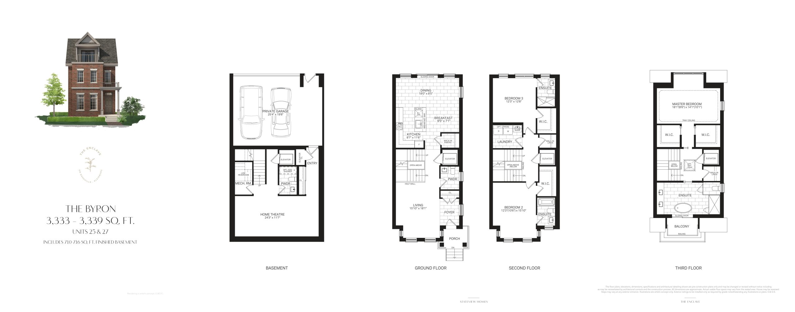 Unit 25 & 27 - The Byron floor plan