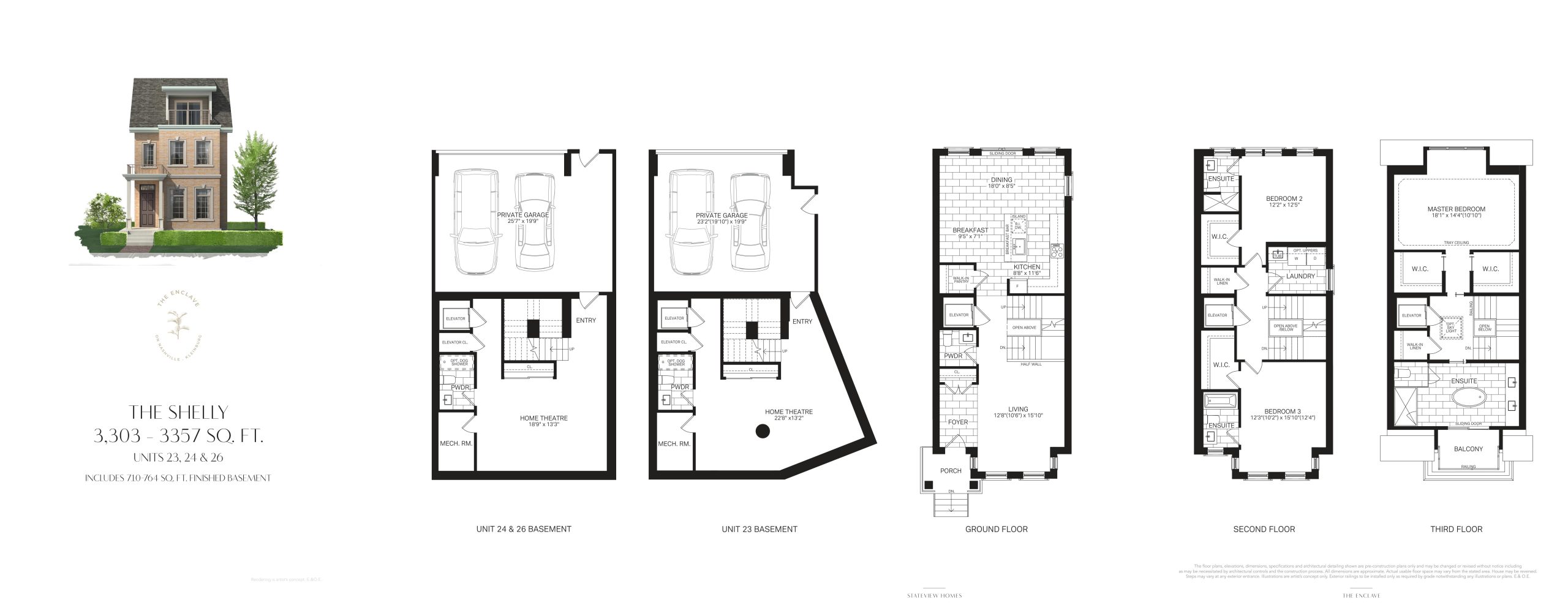 Units 23,24 & 26 - The Shelly floor plan