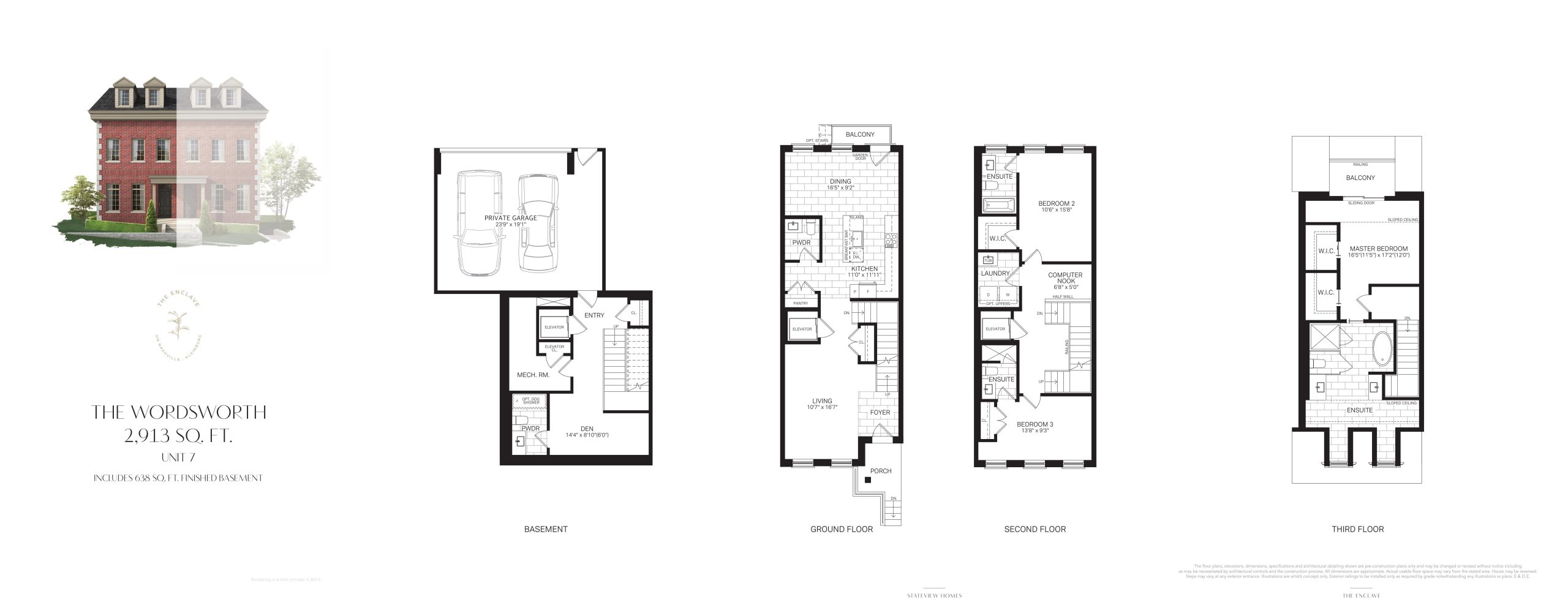 Unit 7 - The Wordsworth floor plan